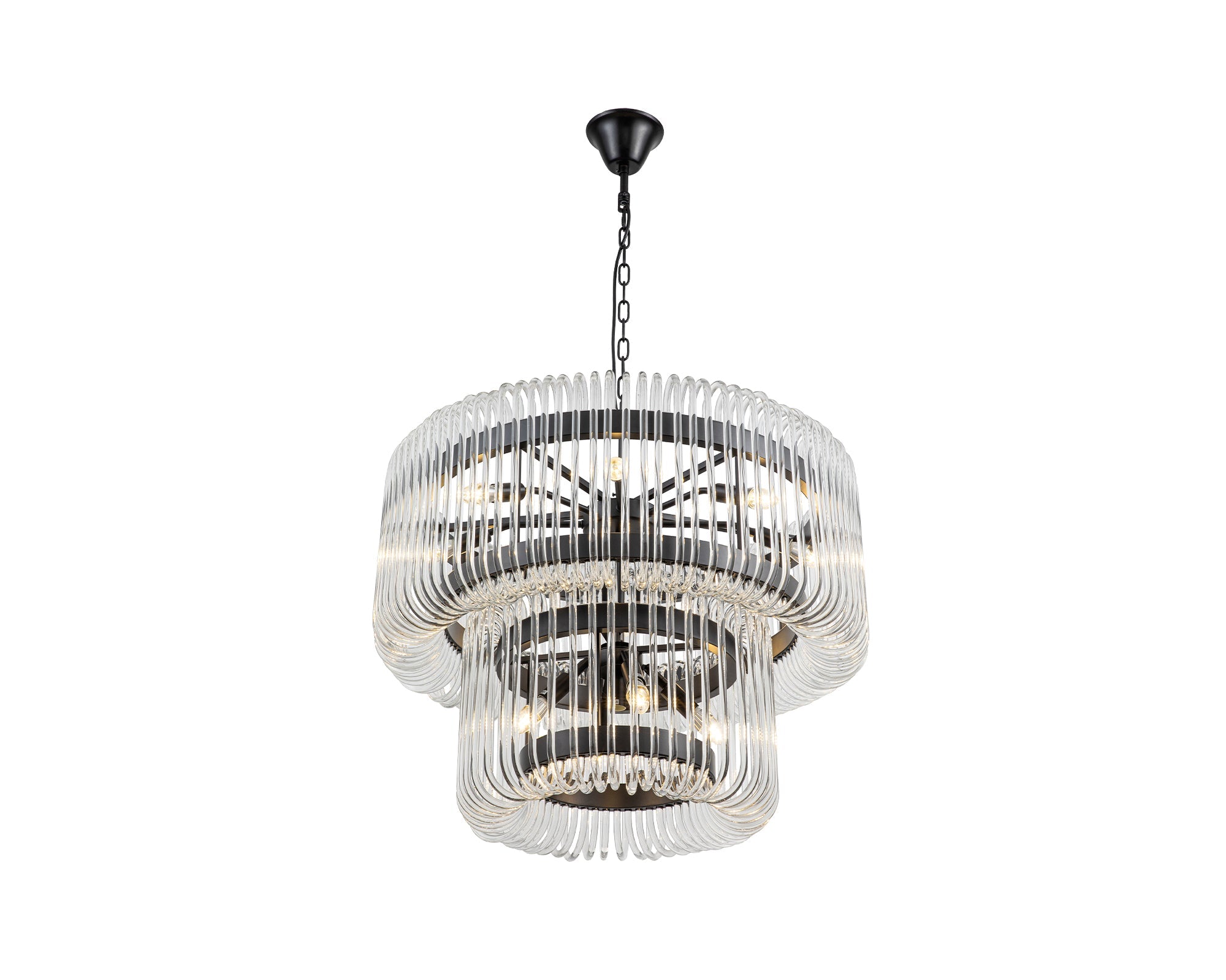 Mist Tall Pendant Lamp - Matt Black