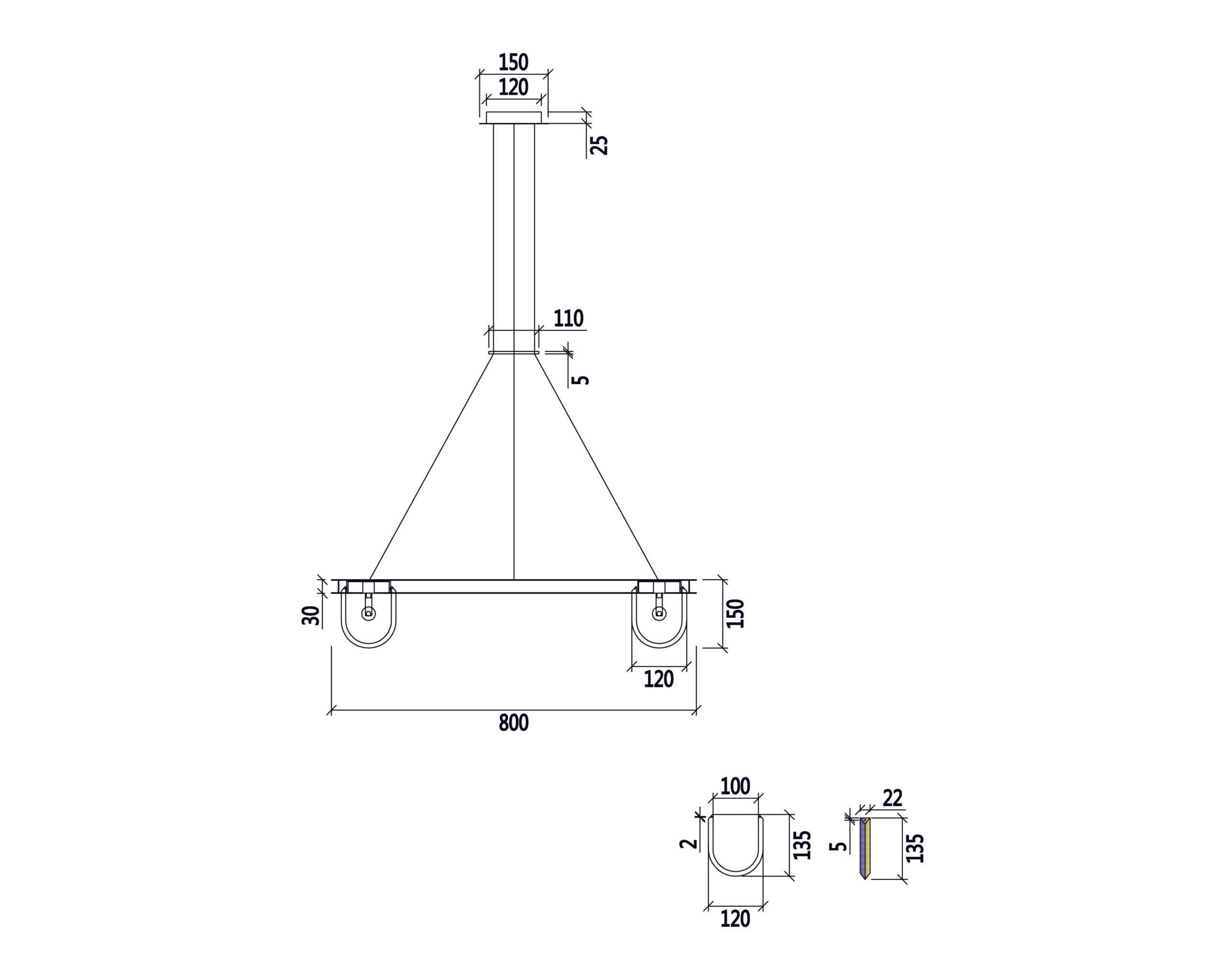 Nimbus Pendant Lamp - Brushed Brass