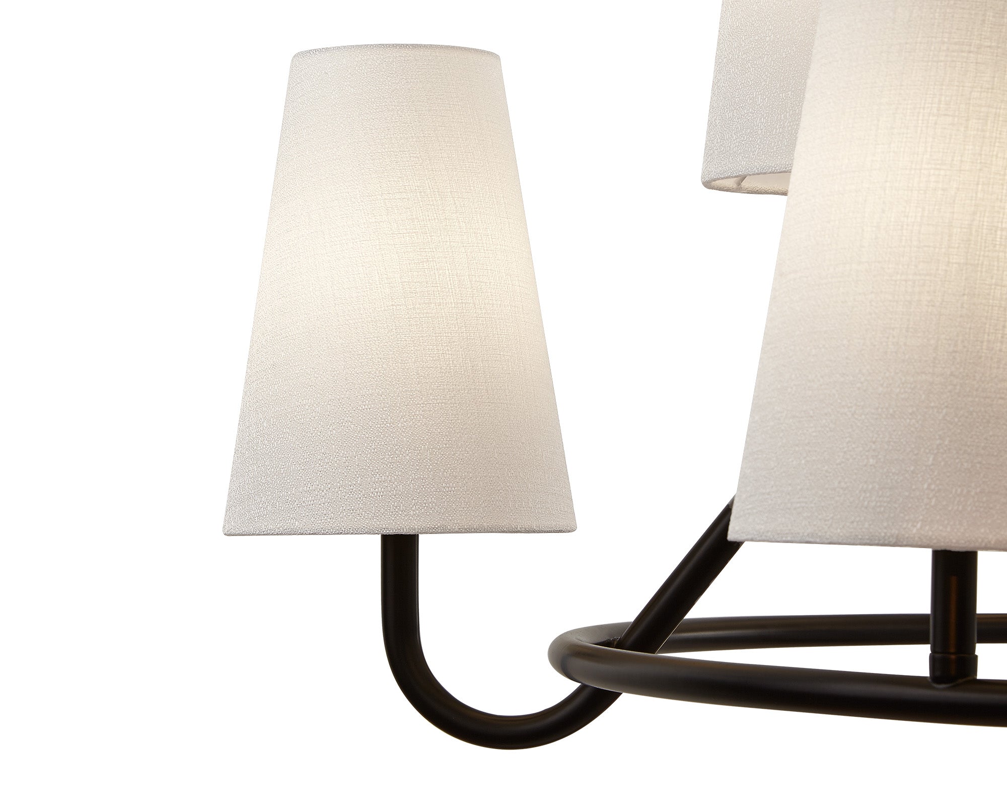 Gildan Chandelier - White & Black