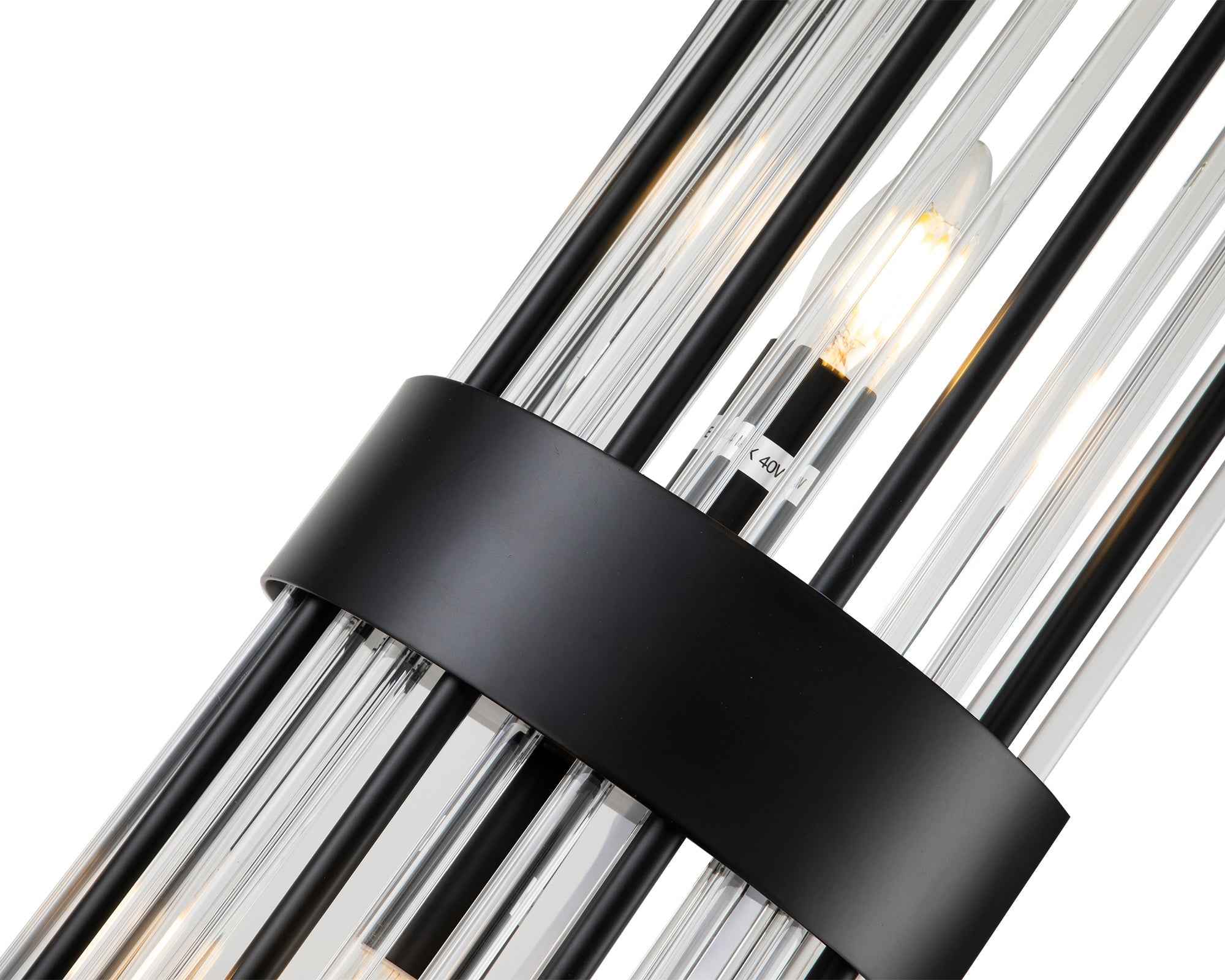 Clarins Wall Light - Matt Black