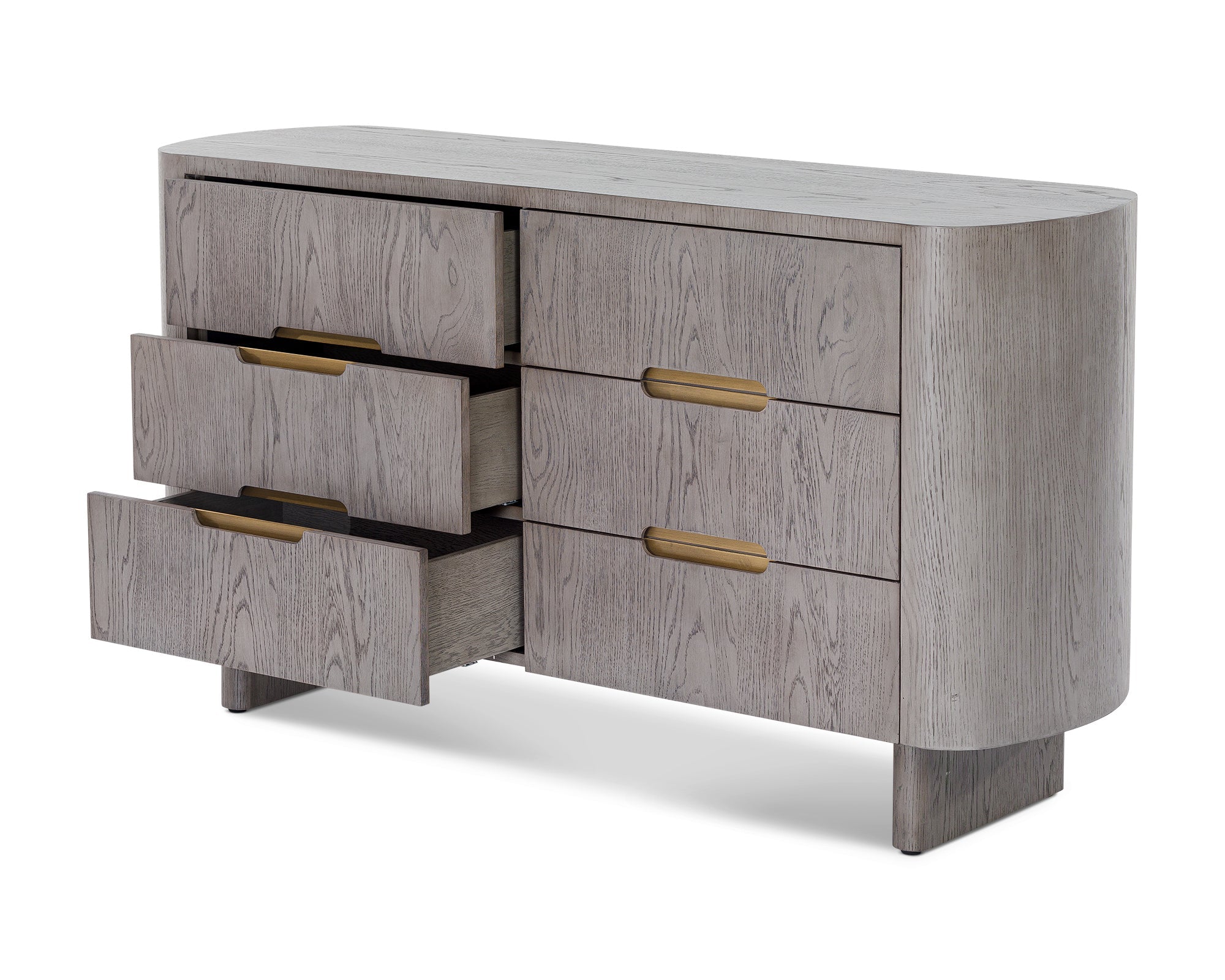 Lettos Chest of Drawer  -  Silver Black Oak
