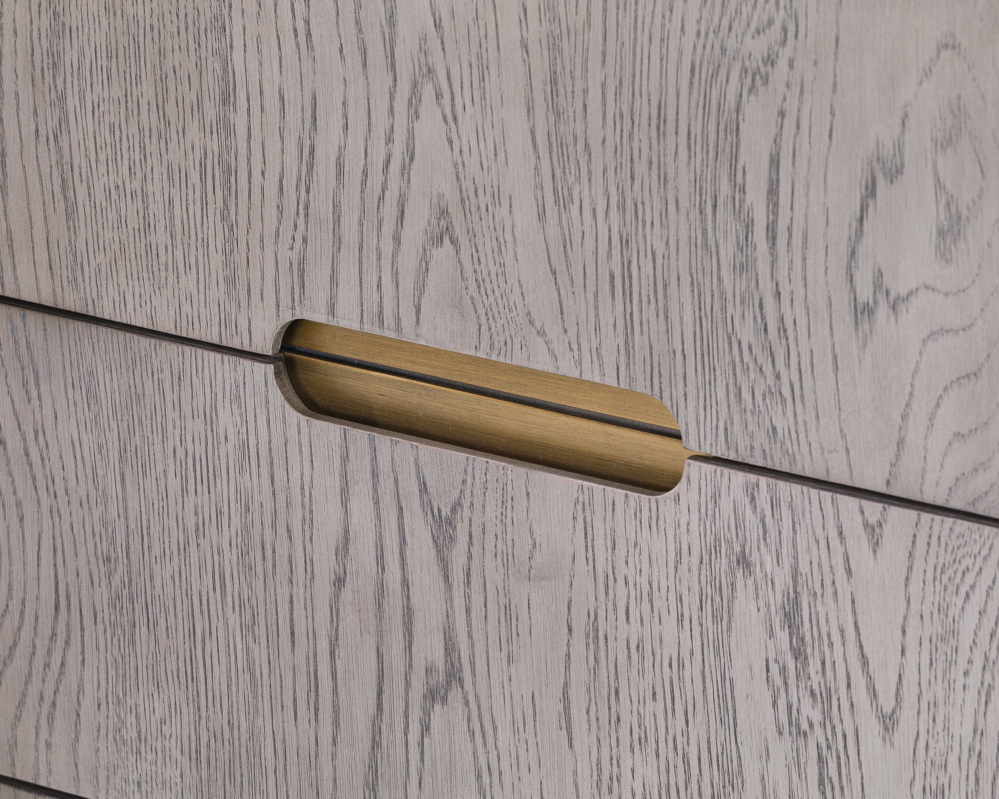 Lettos Chest of Drawer  -  Silver Black Oak