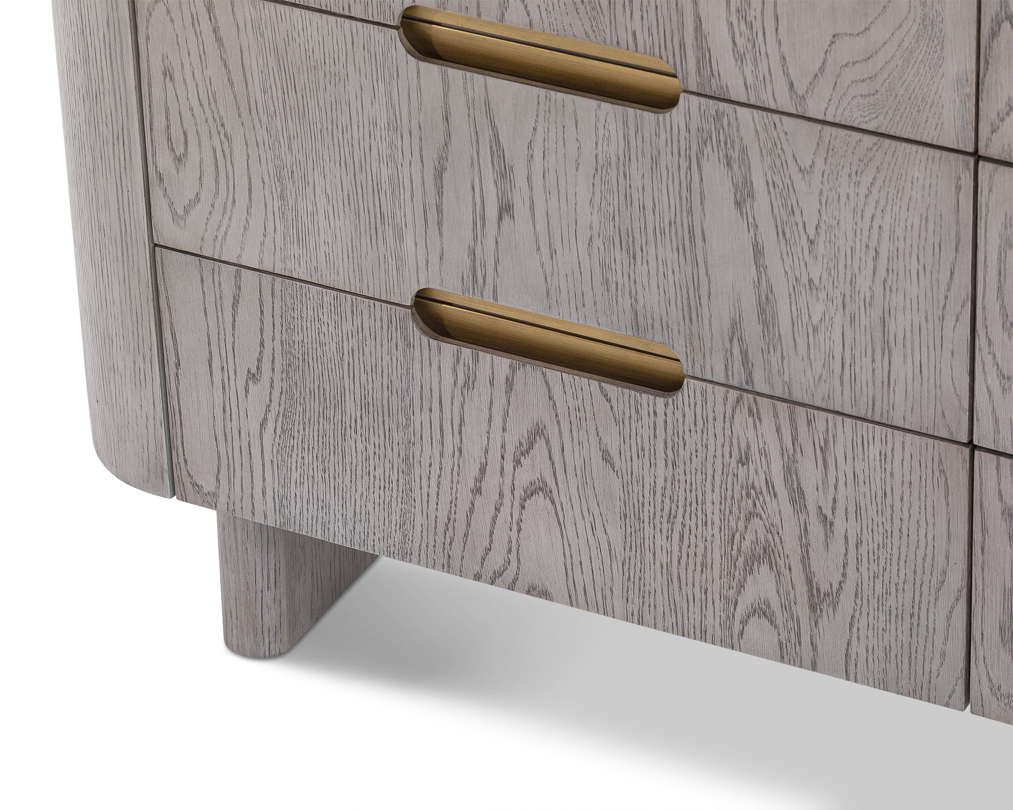 Lettos Chest of Drawer  -  Silver Black Oak