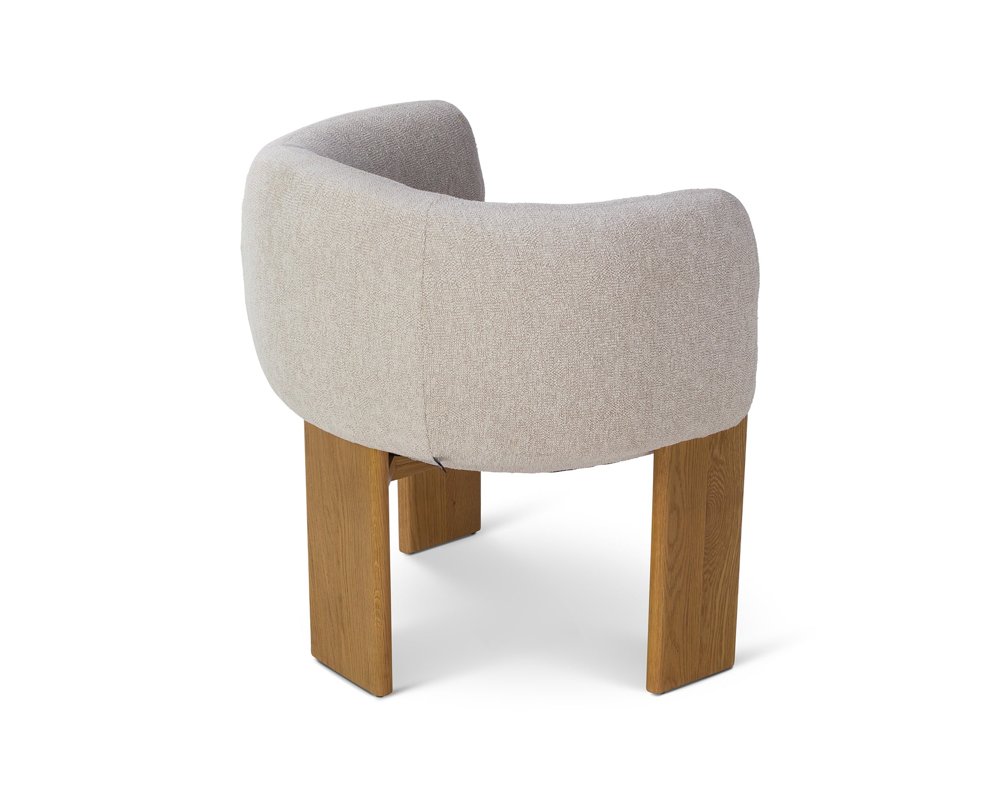 Lucca Dining Chair - Bilma Sand & Dry Honey Oak