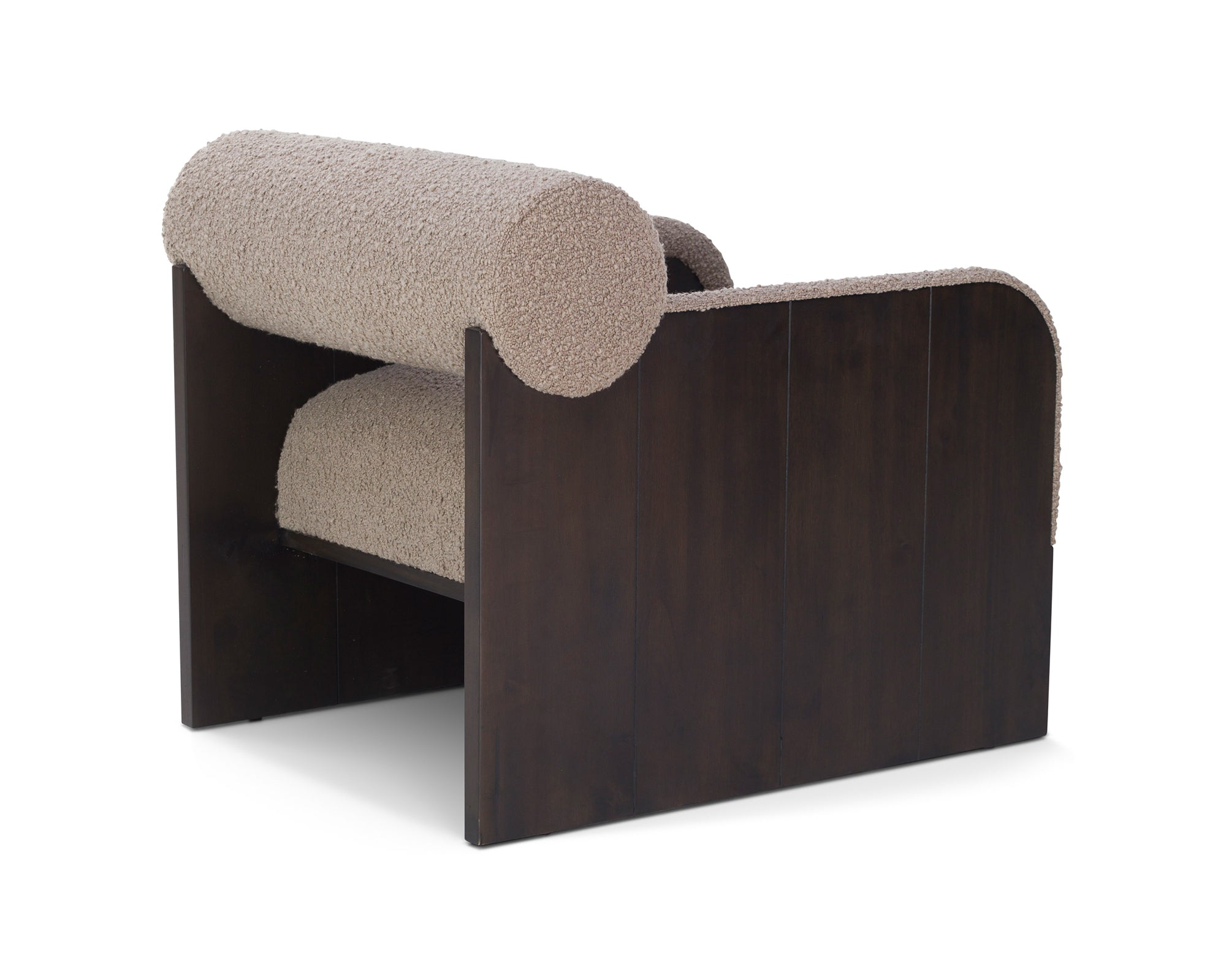 Elis Occasional Chair - Beverly Boucle Espresso Grey