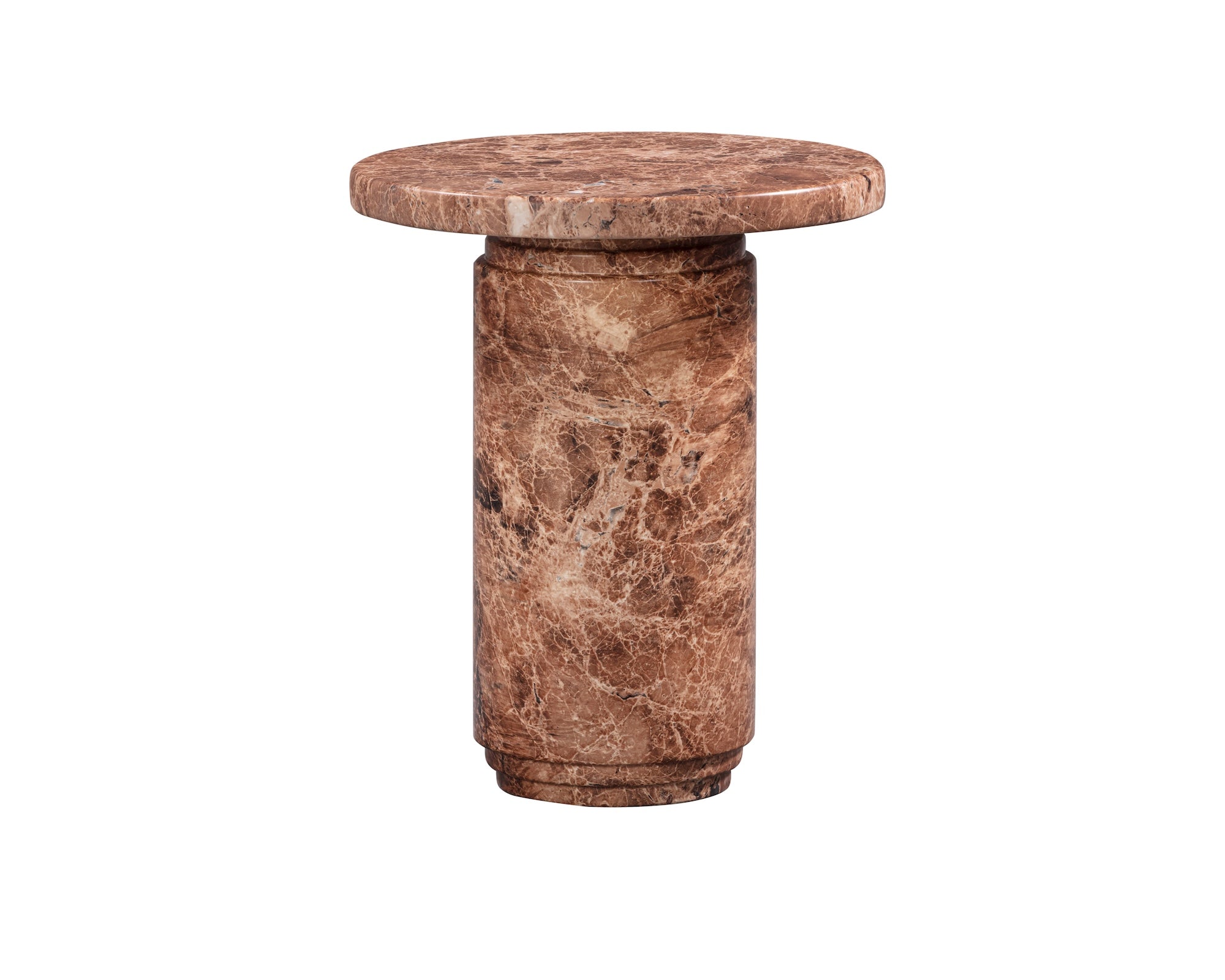 Mila Side Table - Rosso Levanto