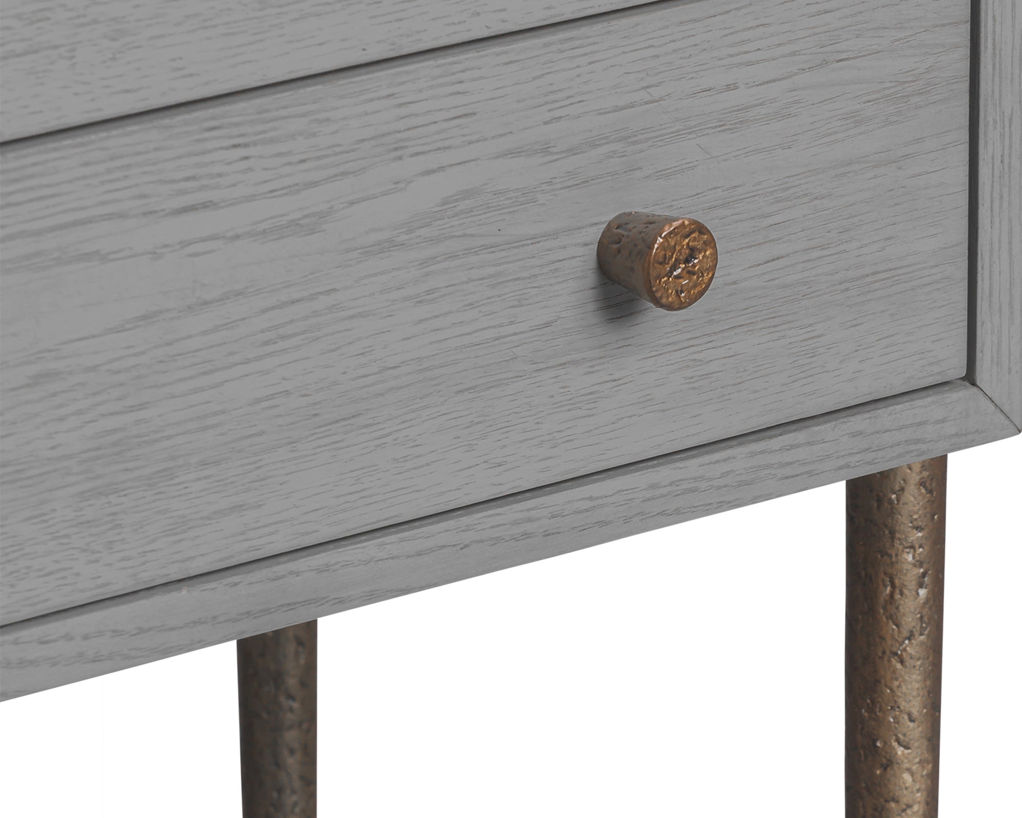 Nella Bedside Table - London Fog