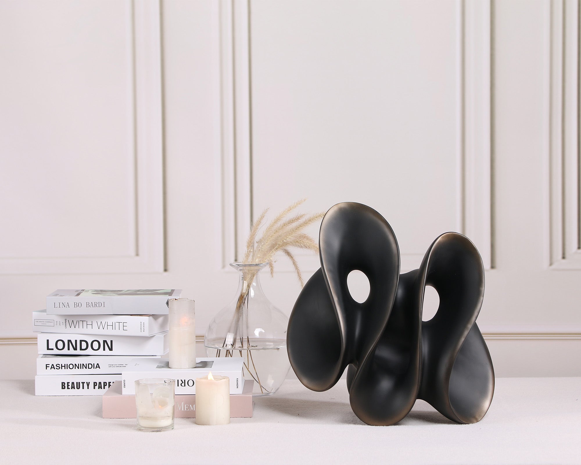 Blakely Abstract Sculpture - Dark Bronze