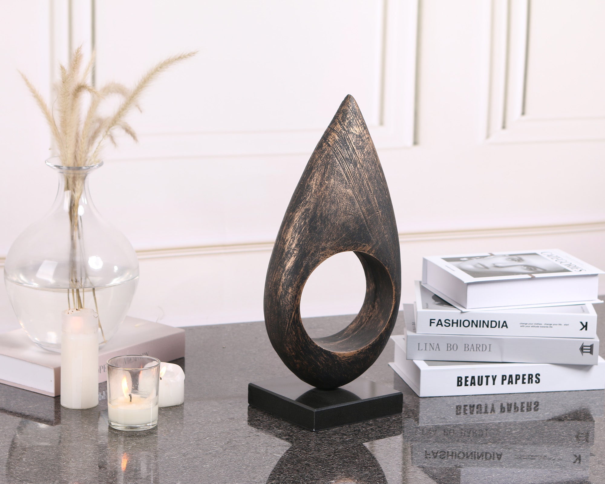 Leonardo Sculpture - Antique Bronze