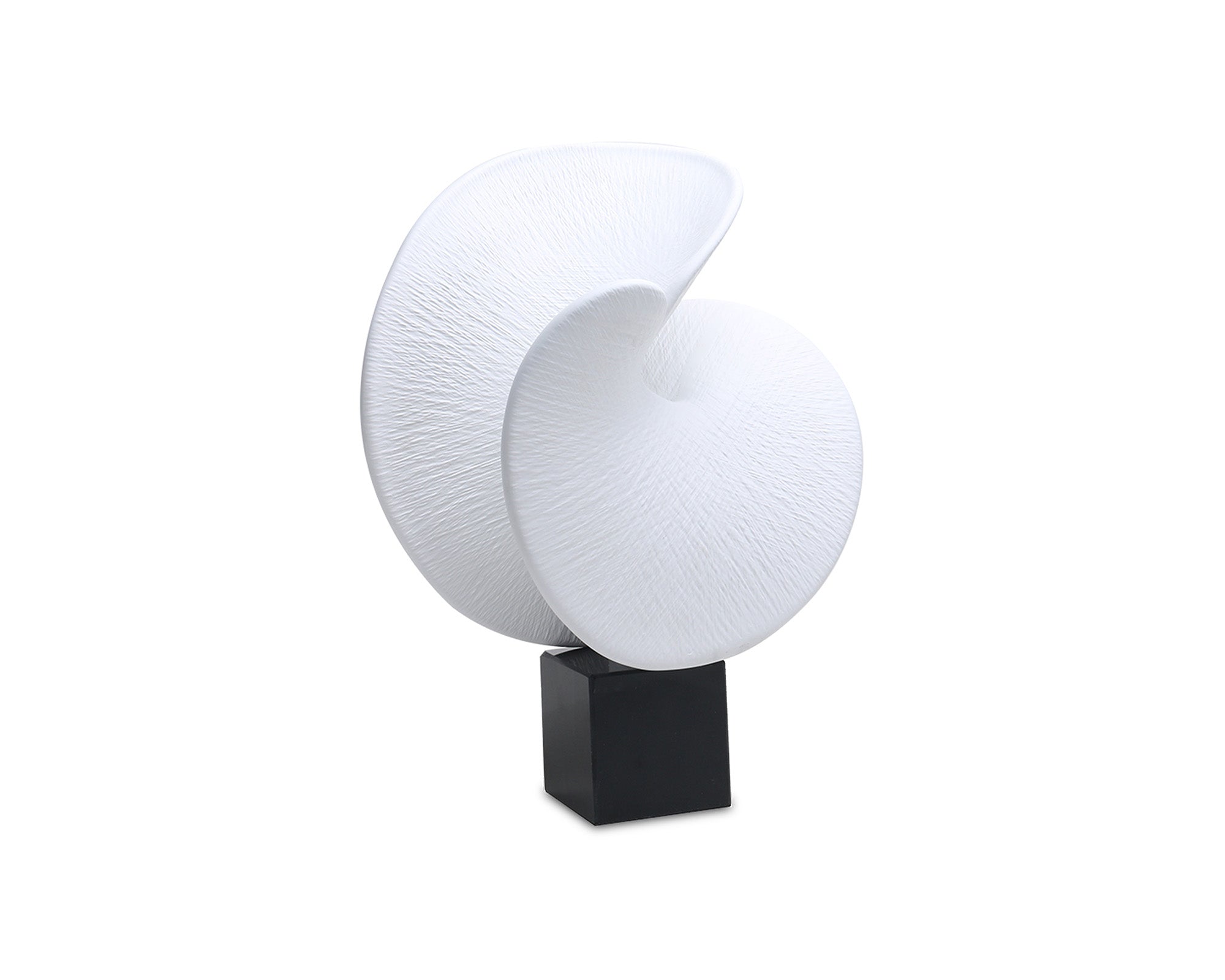 Nocturne Wave Sculpture - Black & White