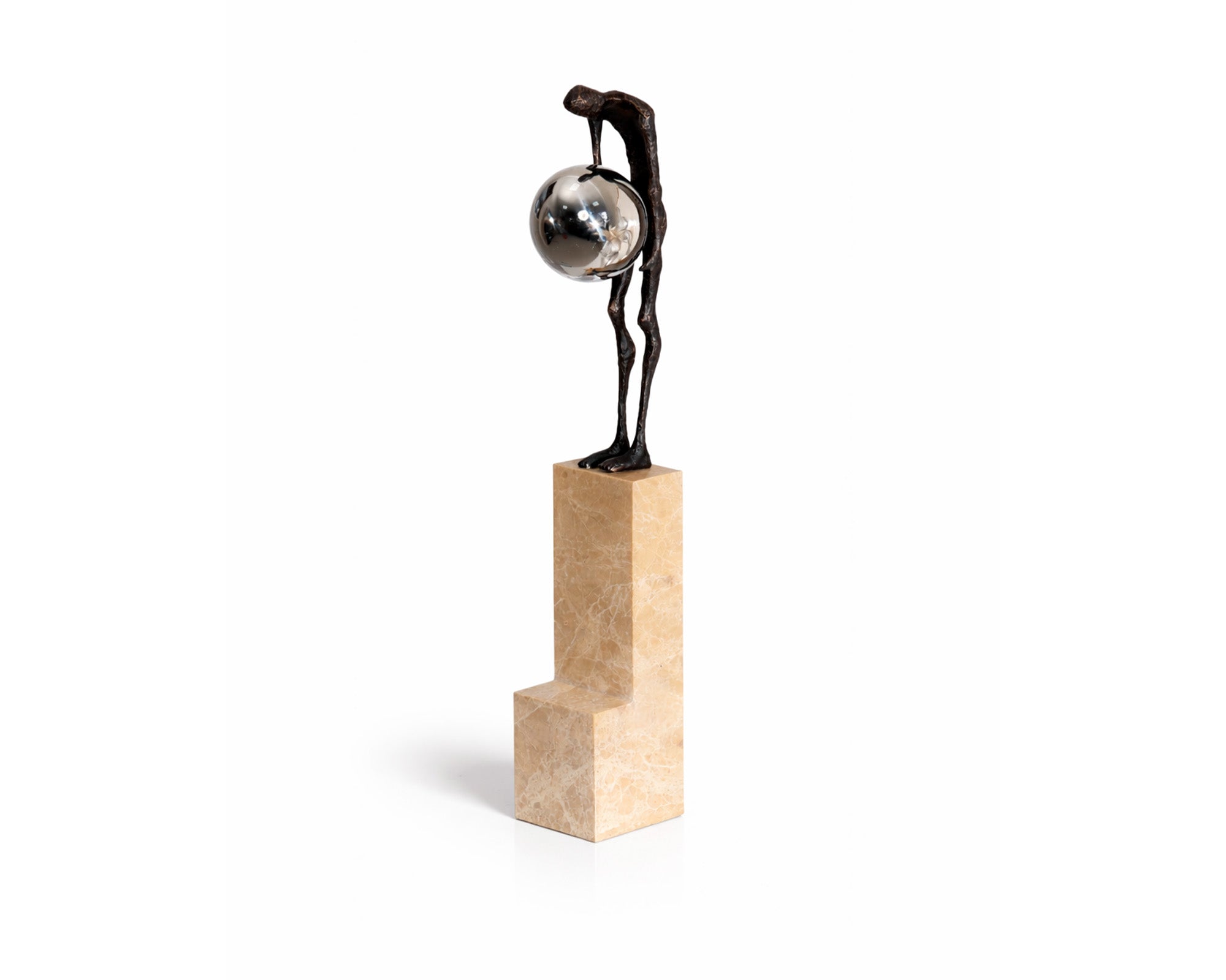 Contemplation Sculpture - Dark Bronze