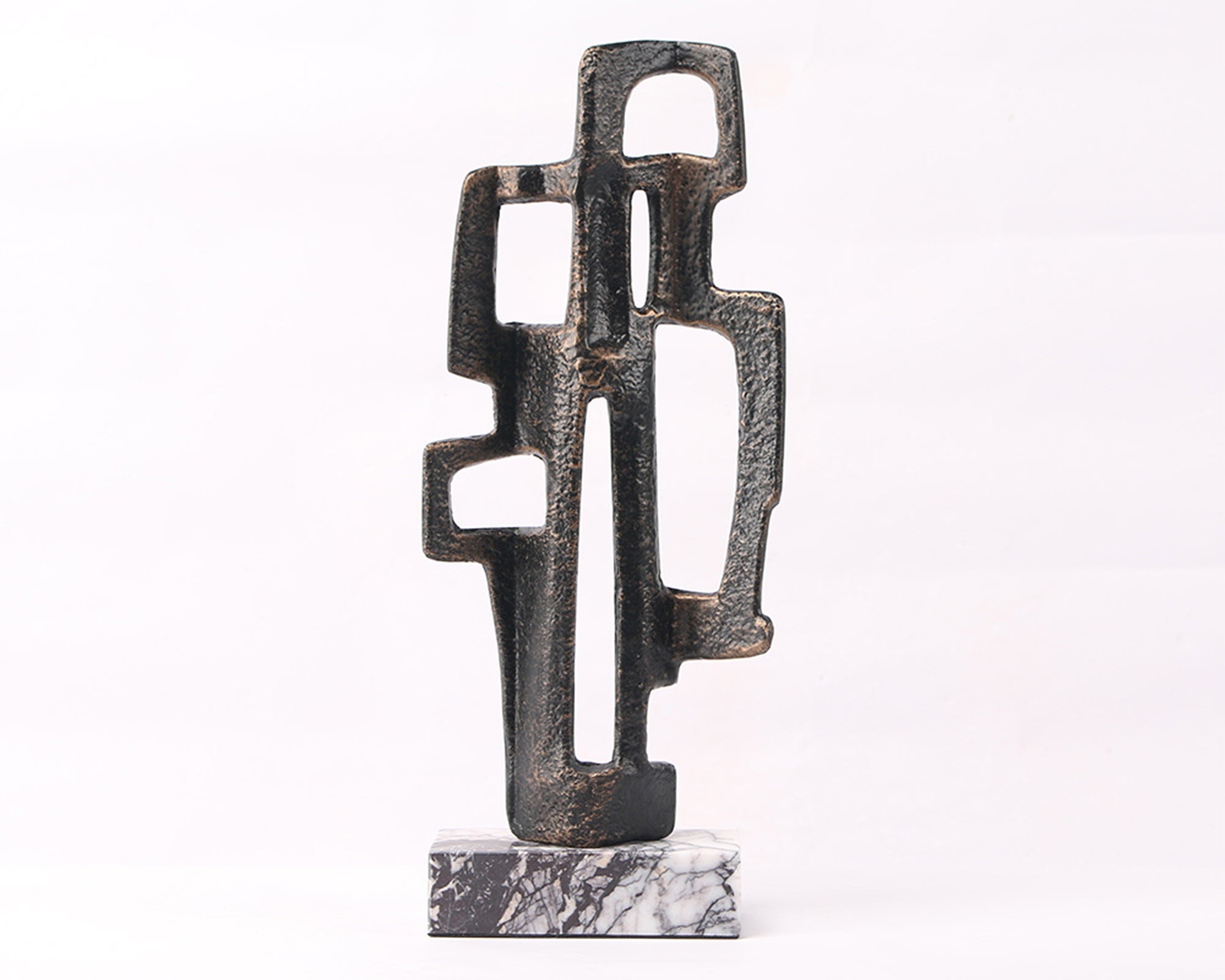 Talos Sculpture - Dark Bronze/Marble