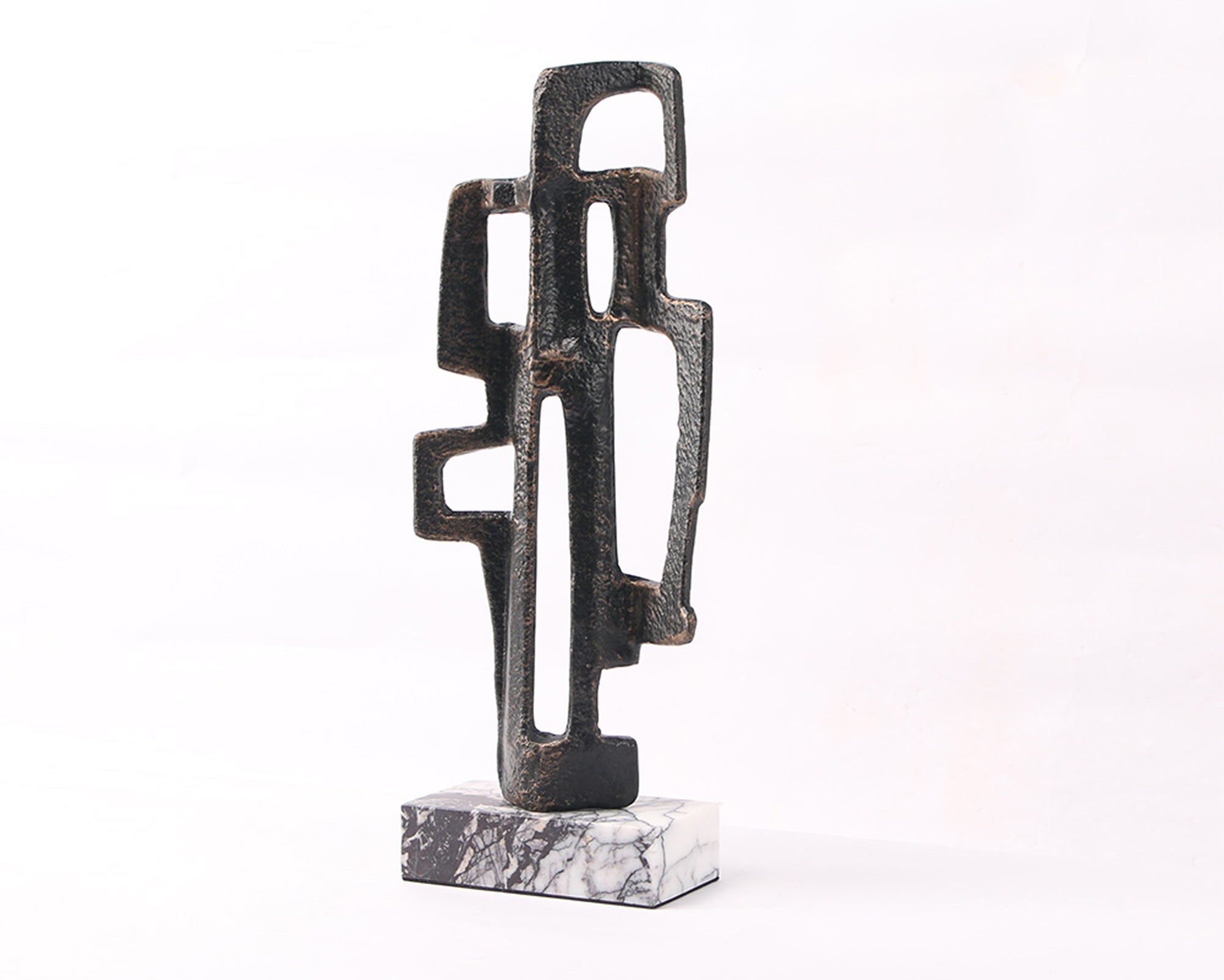 Talos Sculpture - Dark Bronze/Marble