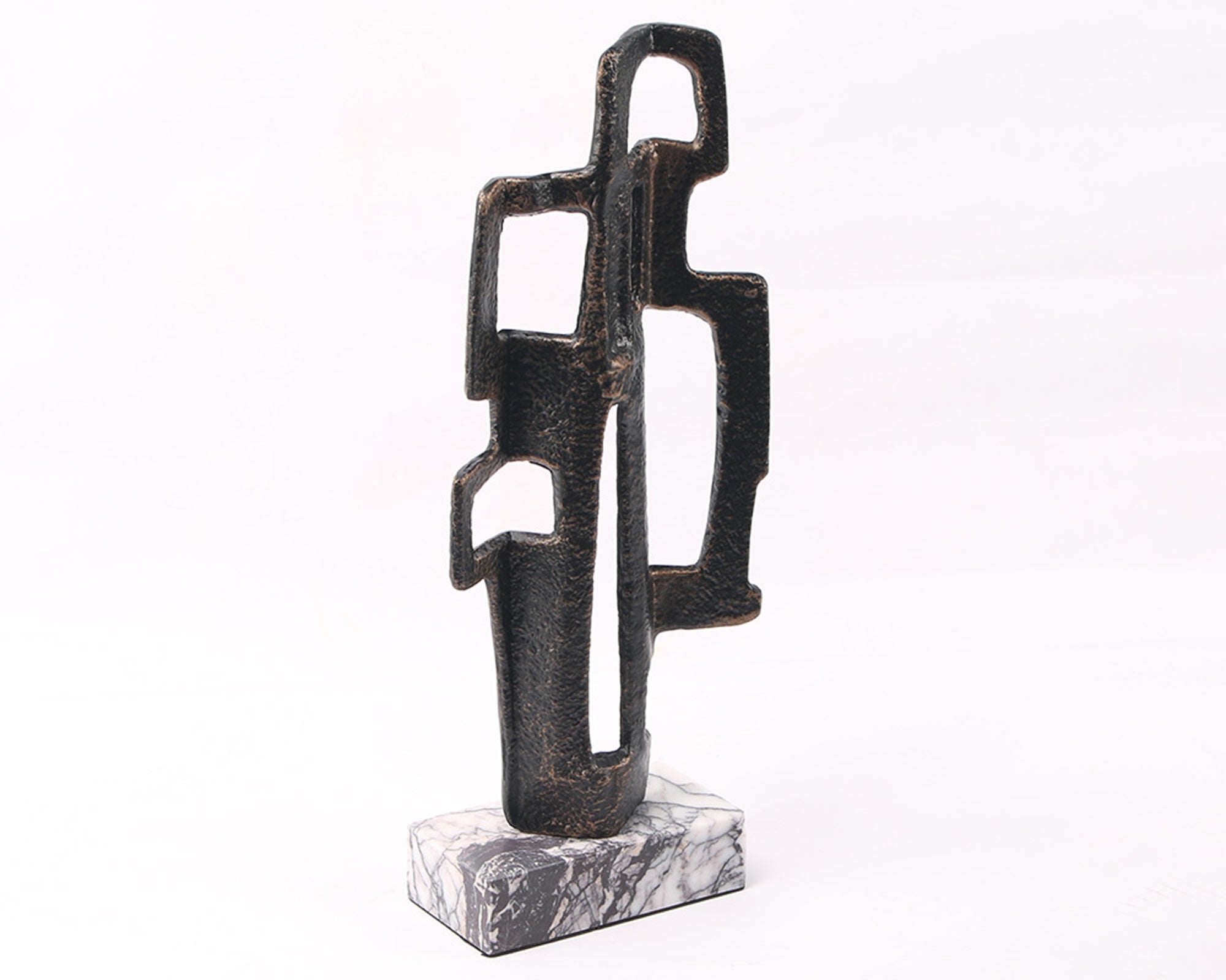 Talos Sculpture - Dark Bronze/Marble