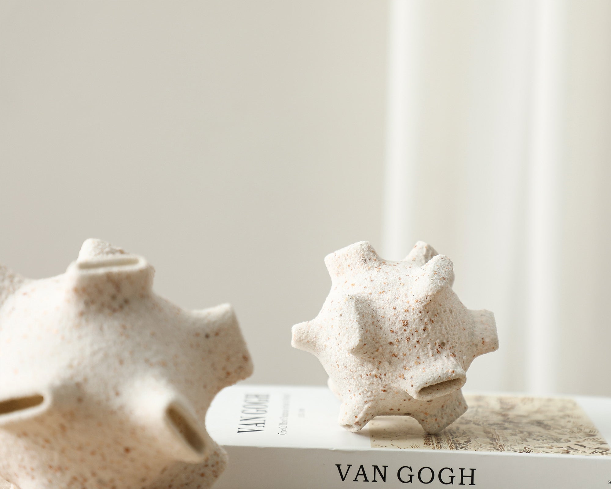 Orb Sculpture Large - Ivory Resin