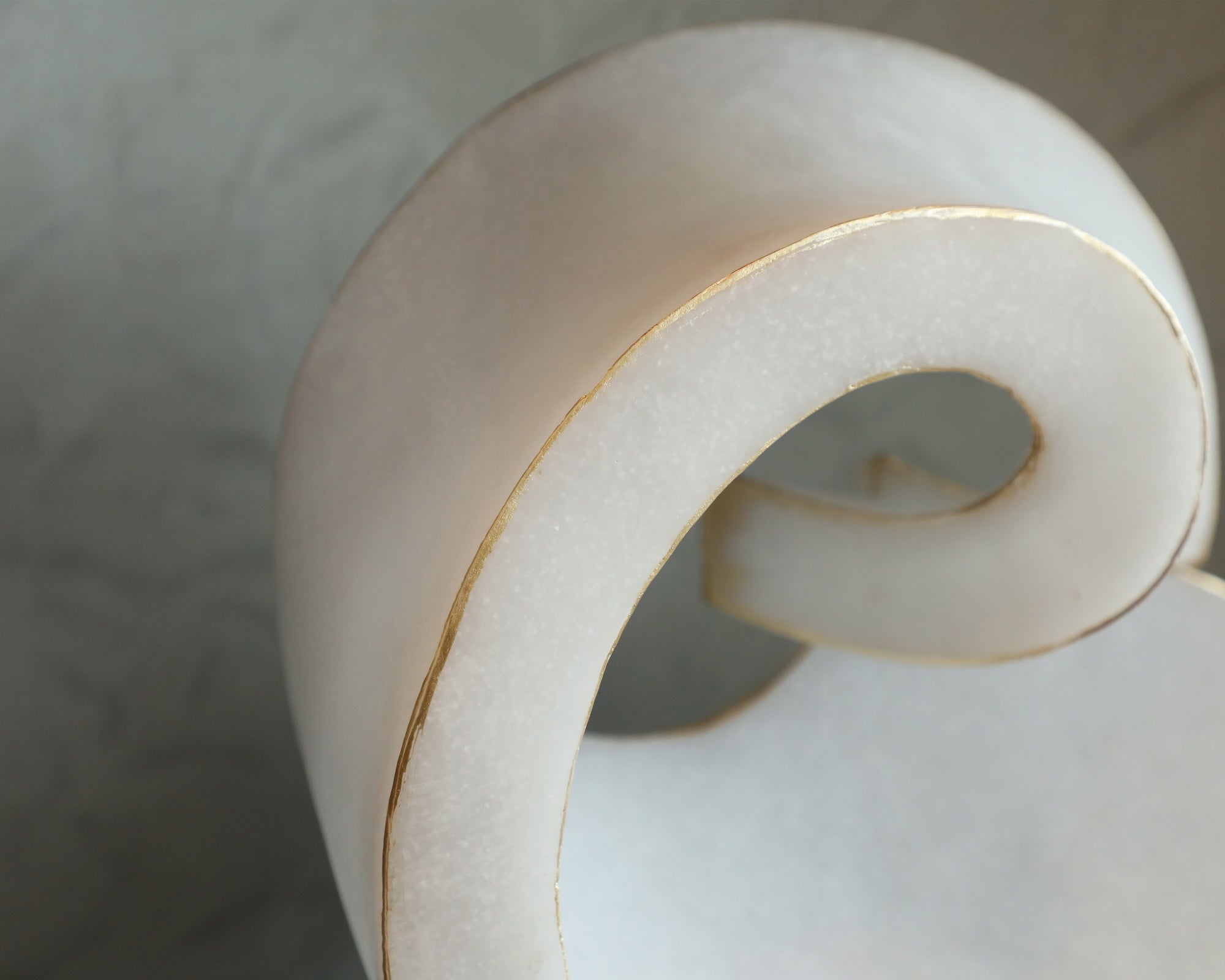 Basalto Sculpture - White and Black Marble
