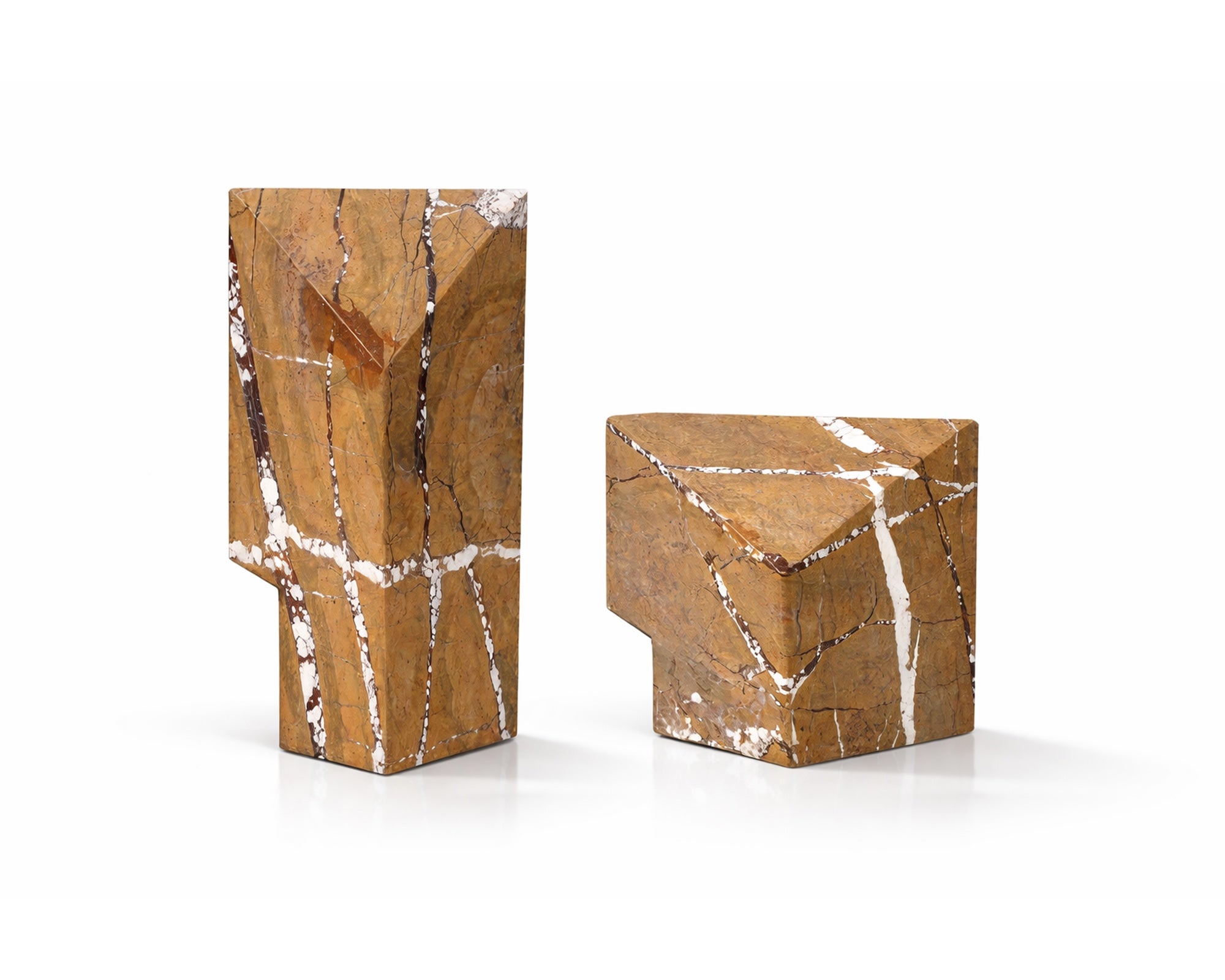 Doria Sculpture - Brown Earthy Marble