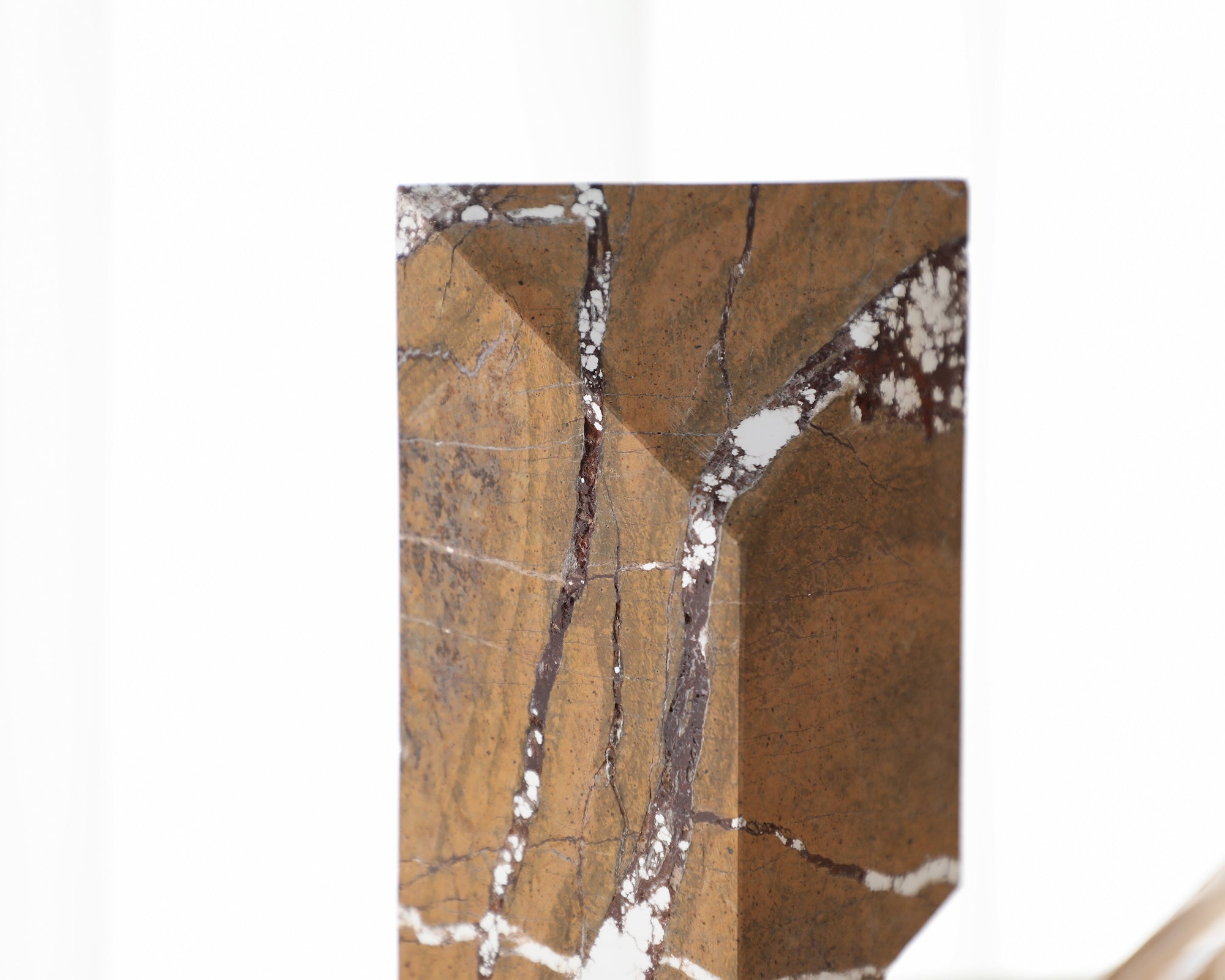 Doria Sculpture - Brown Earthy Marble