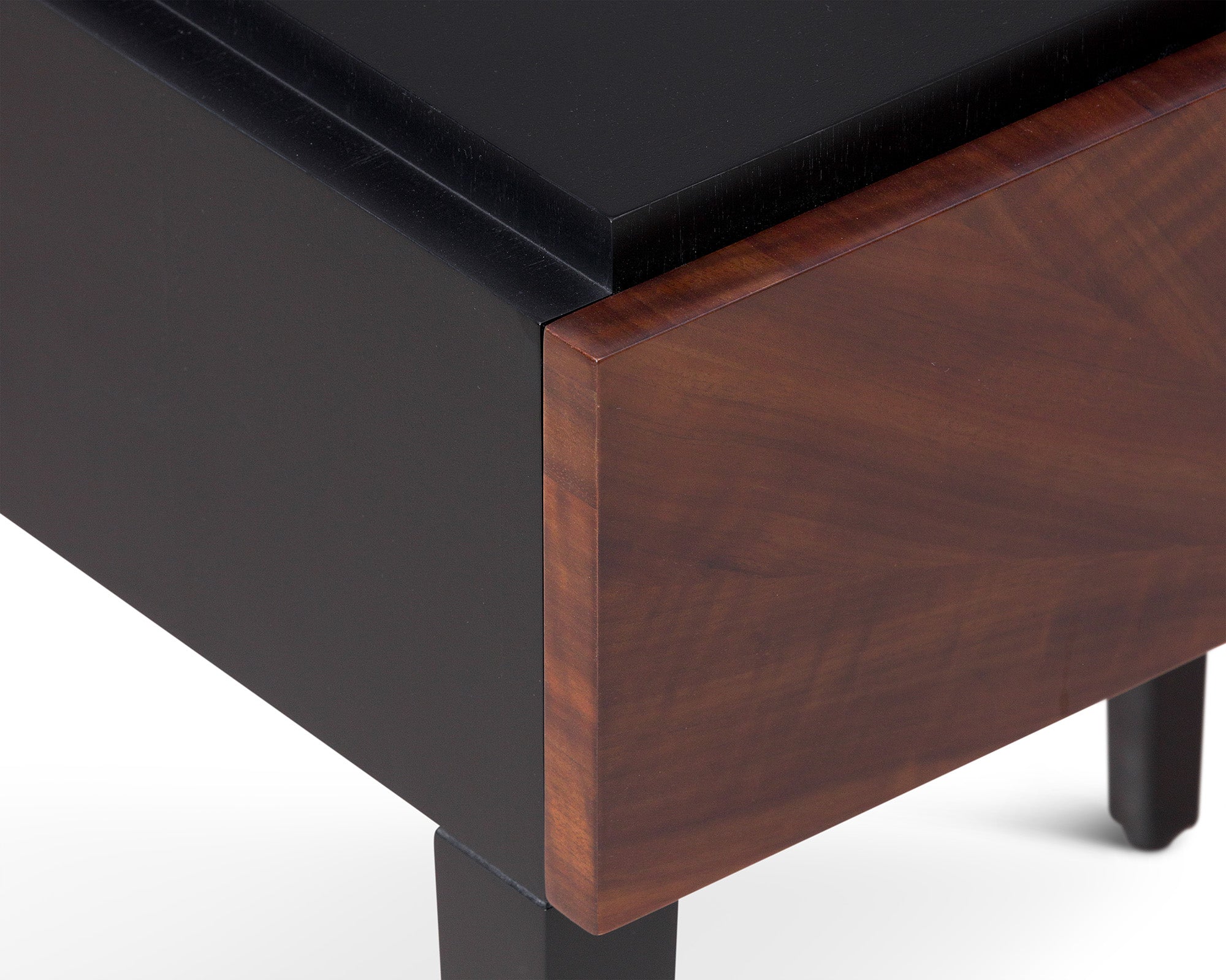 Beverly Bedside Table - Brown Wood