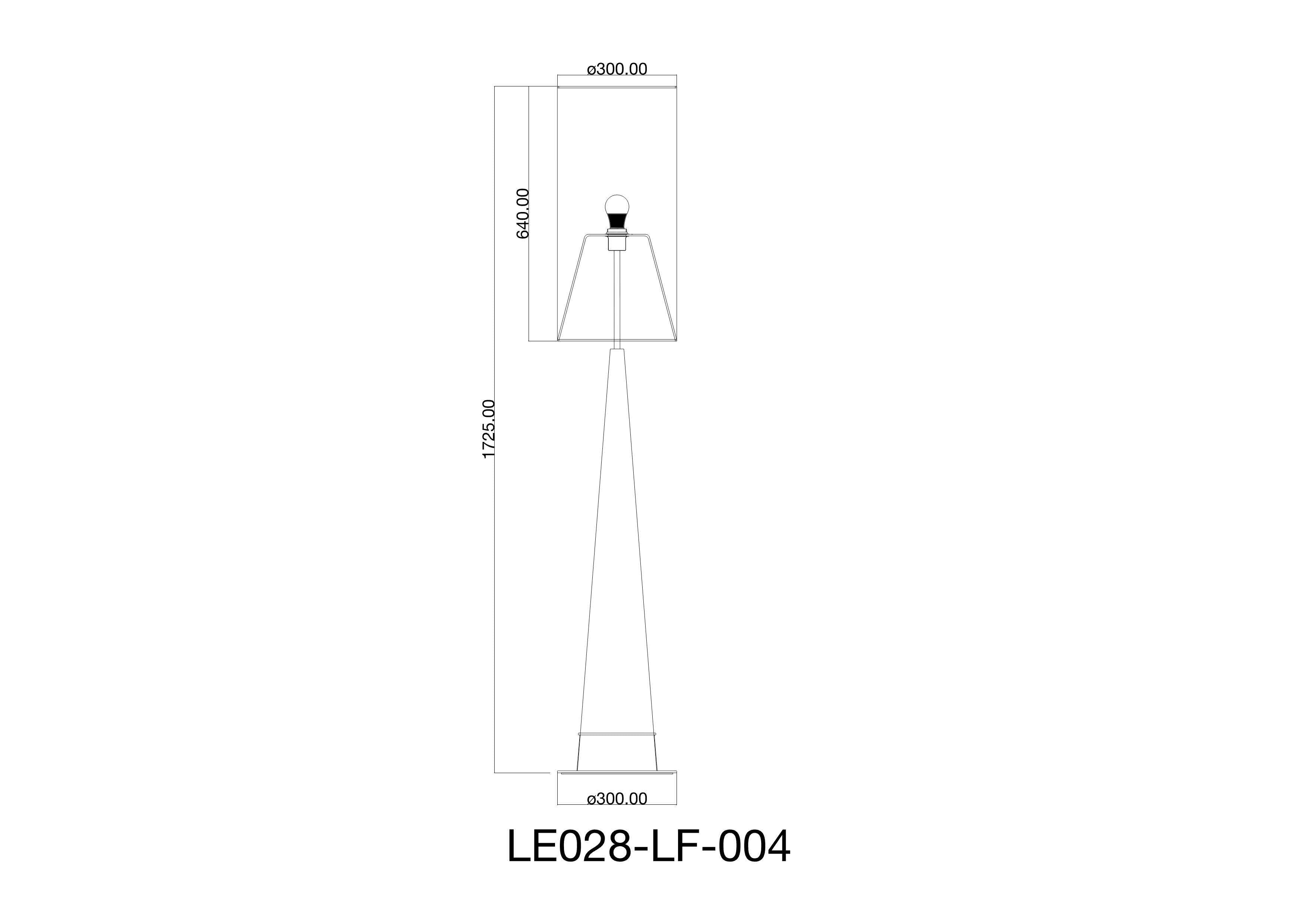 Velta Floor Lamp - Classic Brown Ash and Antique Bronze