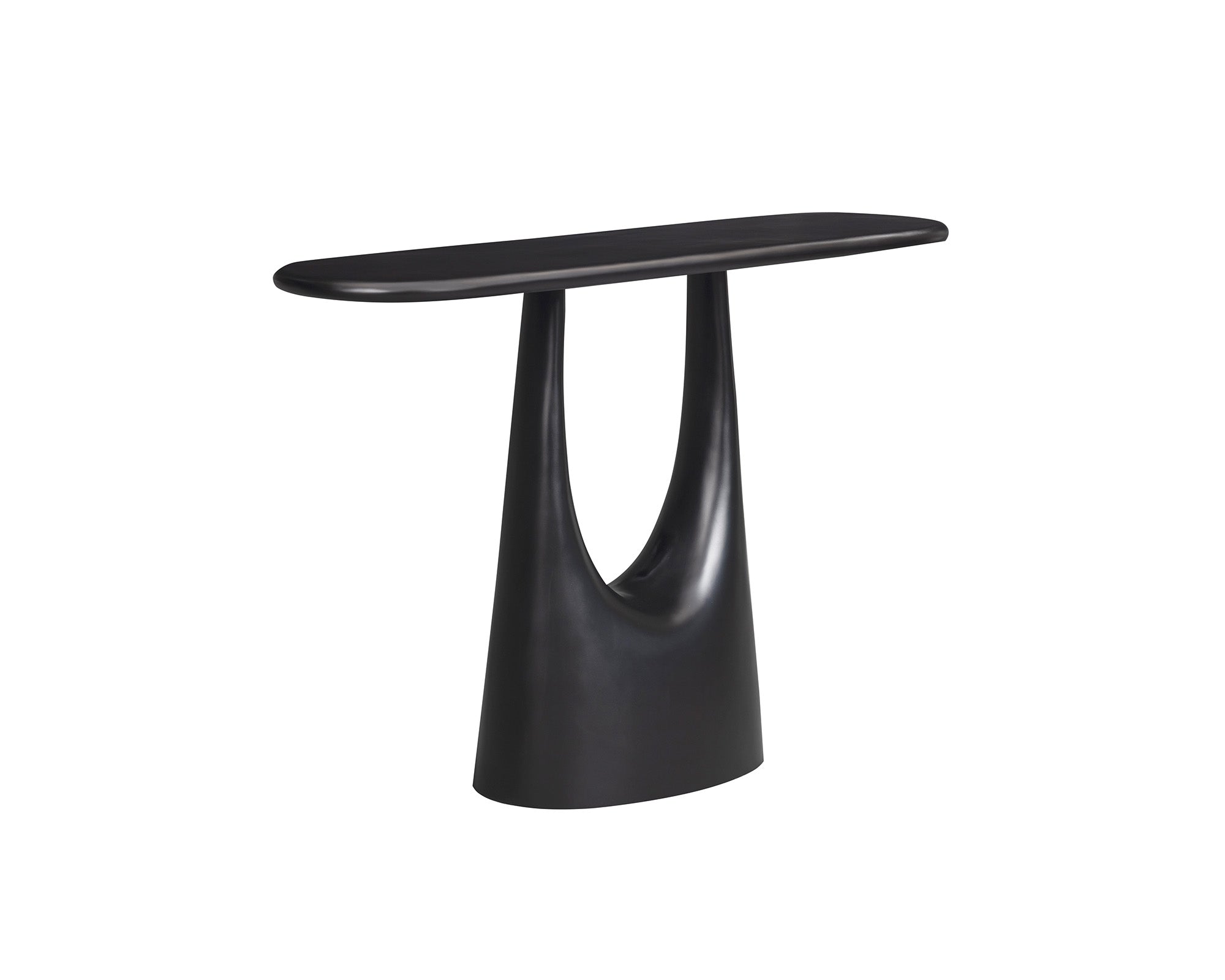 Combe Console Table - Satin Black