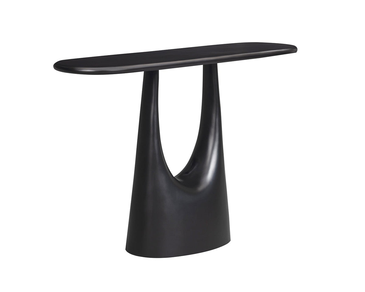 Combe Console Table - Satin Black