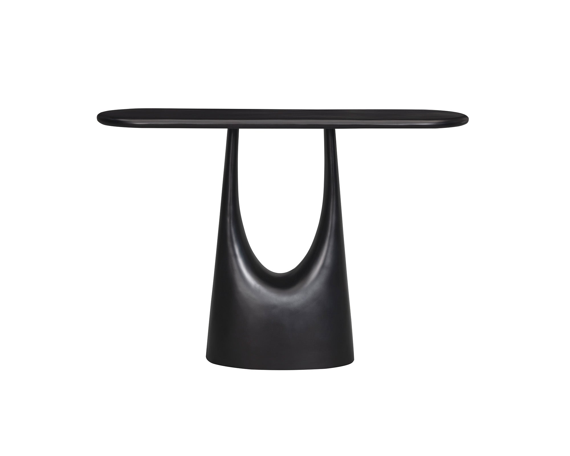Combe Console Table - Satin Black