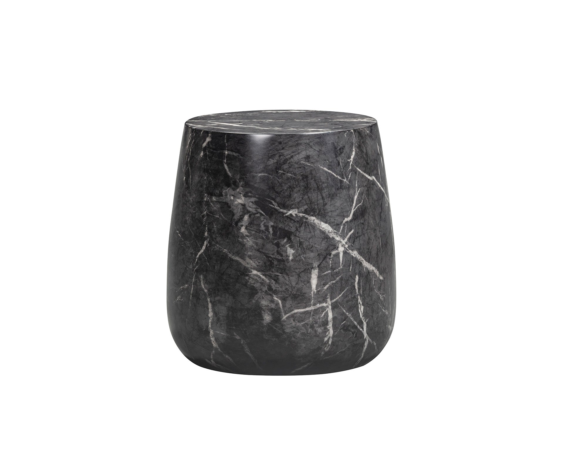 Bongo Side Table - Marquina Black Marble Effect