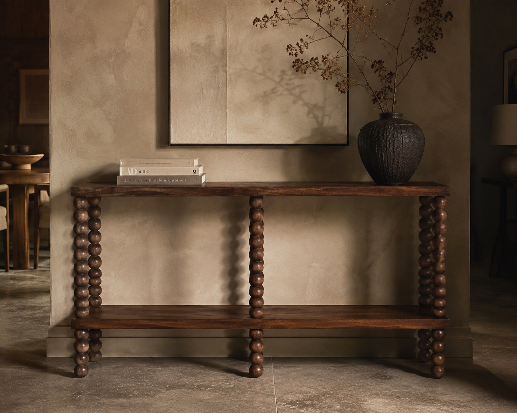 Legend Console Table - Brushed Mid-brown Acacia Wood