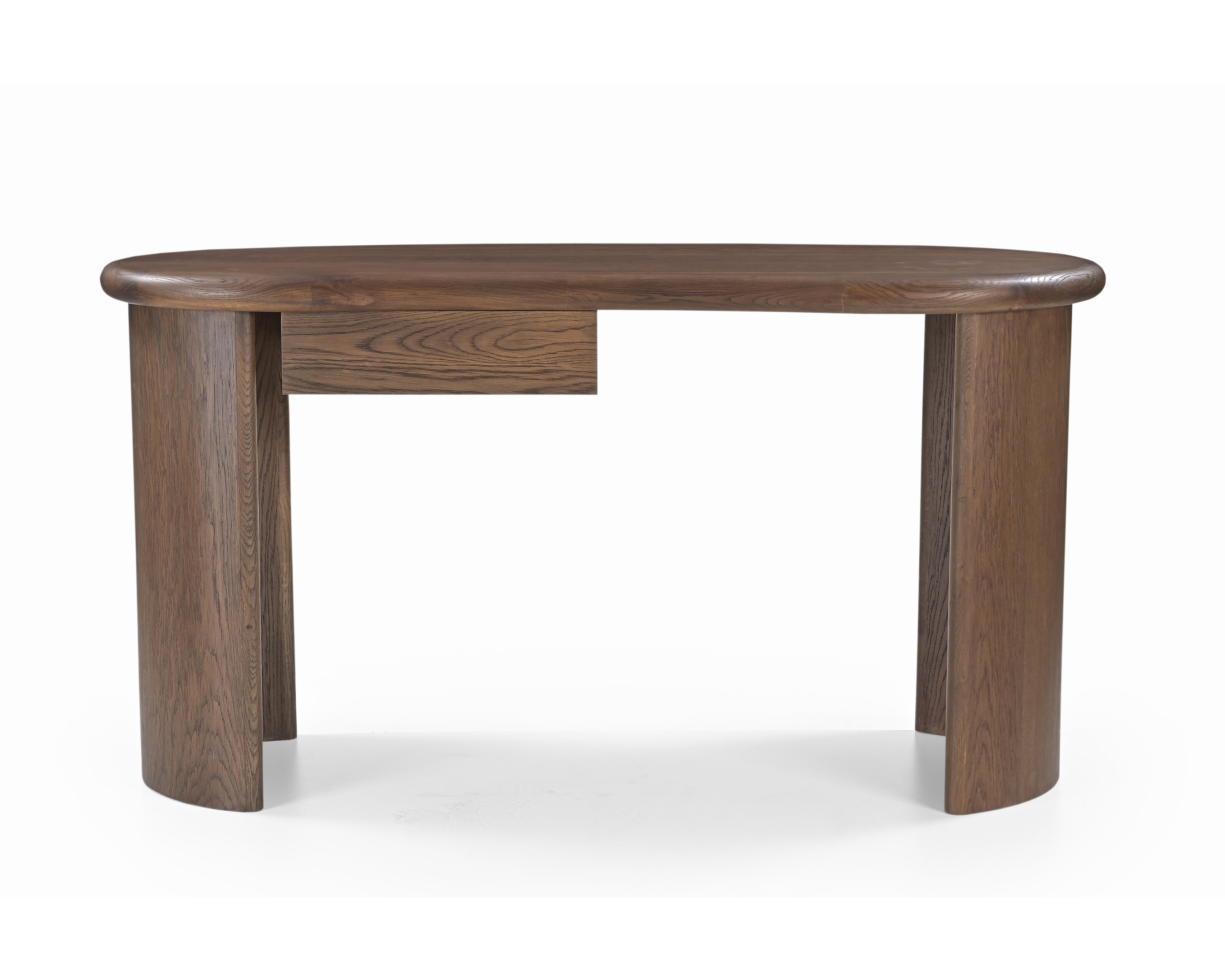 Lluna Desk - Brushed Mid-brown Oak