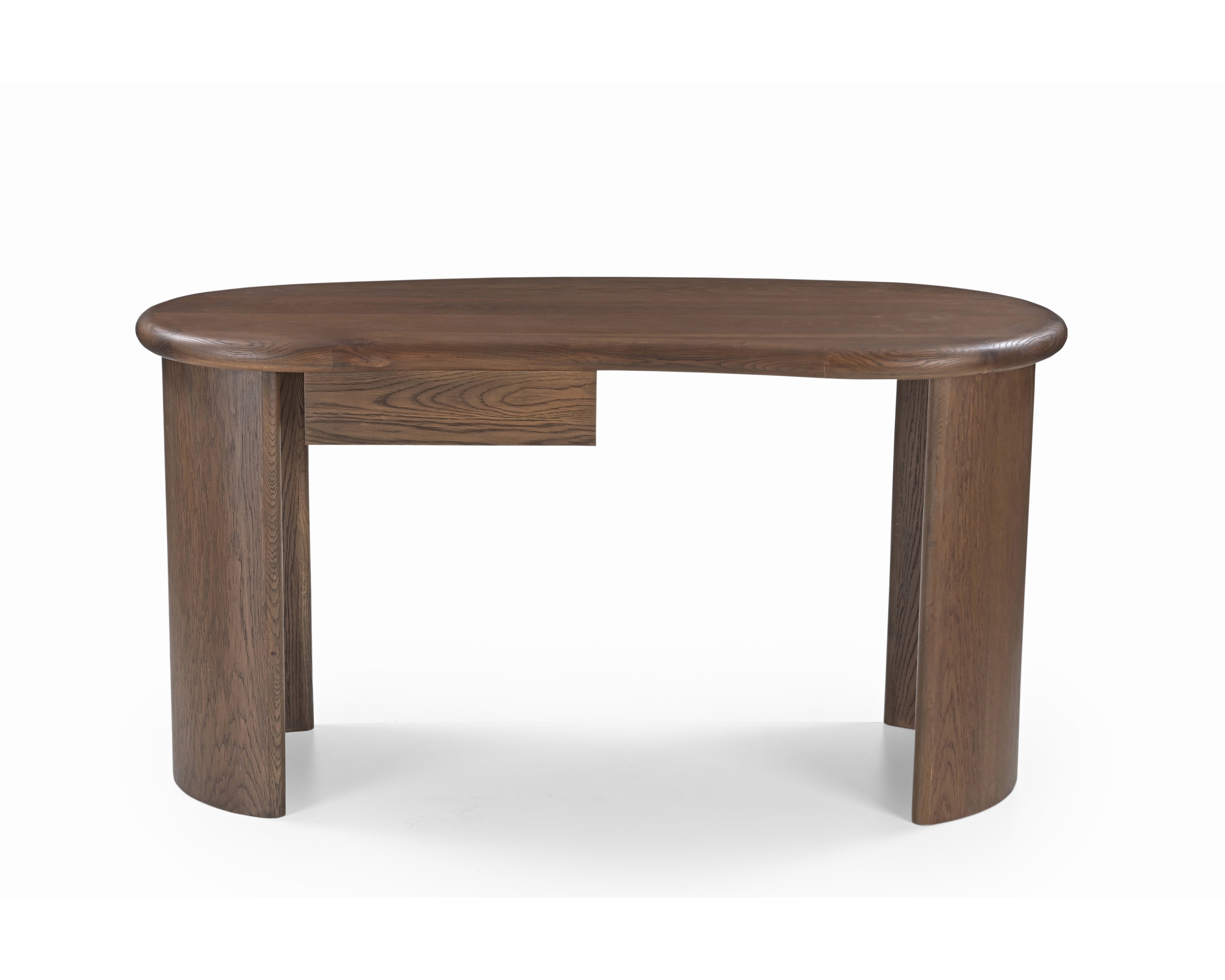 Lluna Desk - Brushed Mid-brown Oak