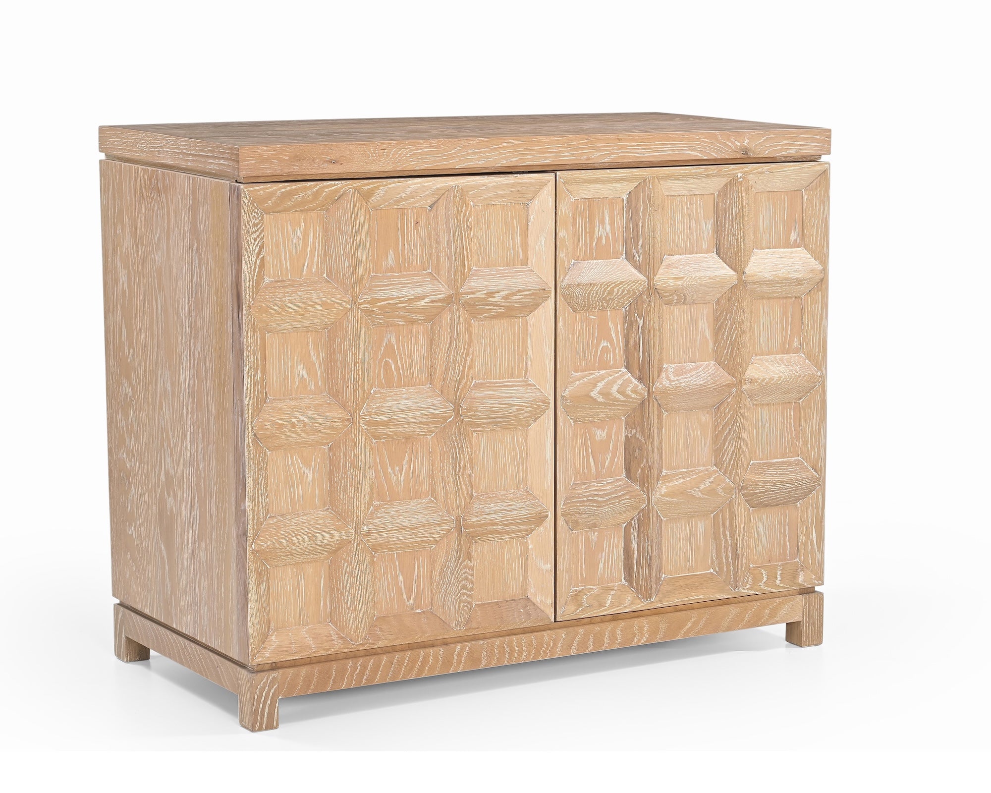 Llauna 2 Door Sideboard - Brushed Light Beige Oak