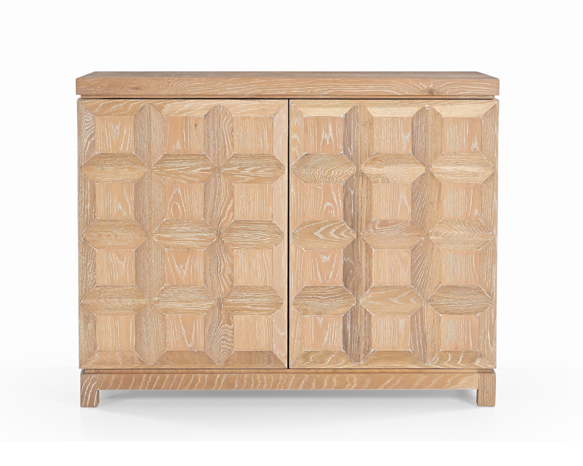 Llauna 2 Door Sideboard - Brushed Light Beige Oak