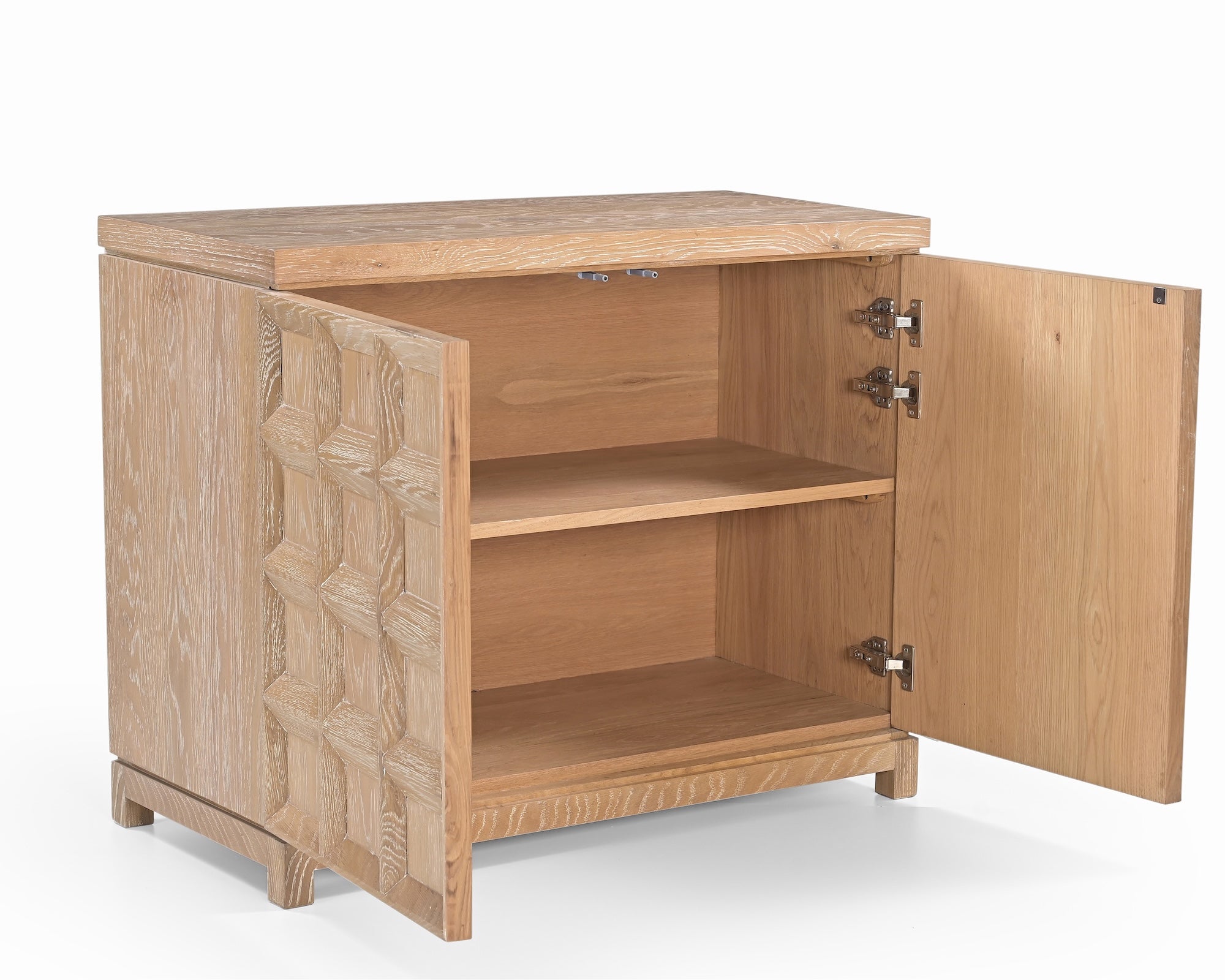 Llauna 2 Door Sideboard - Brushed Light Beige Oak