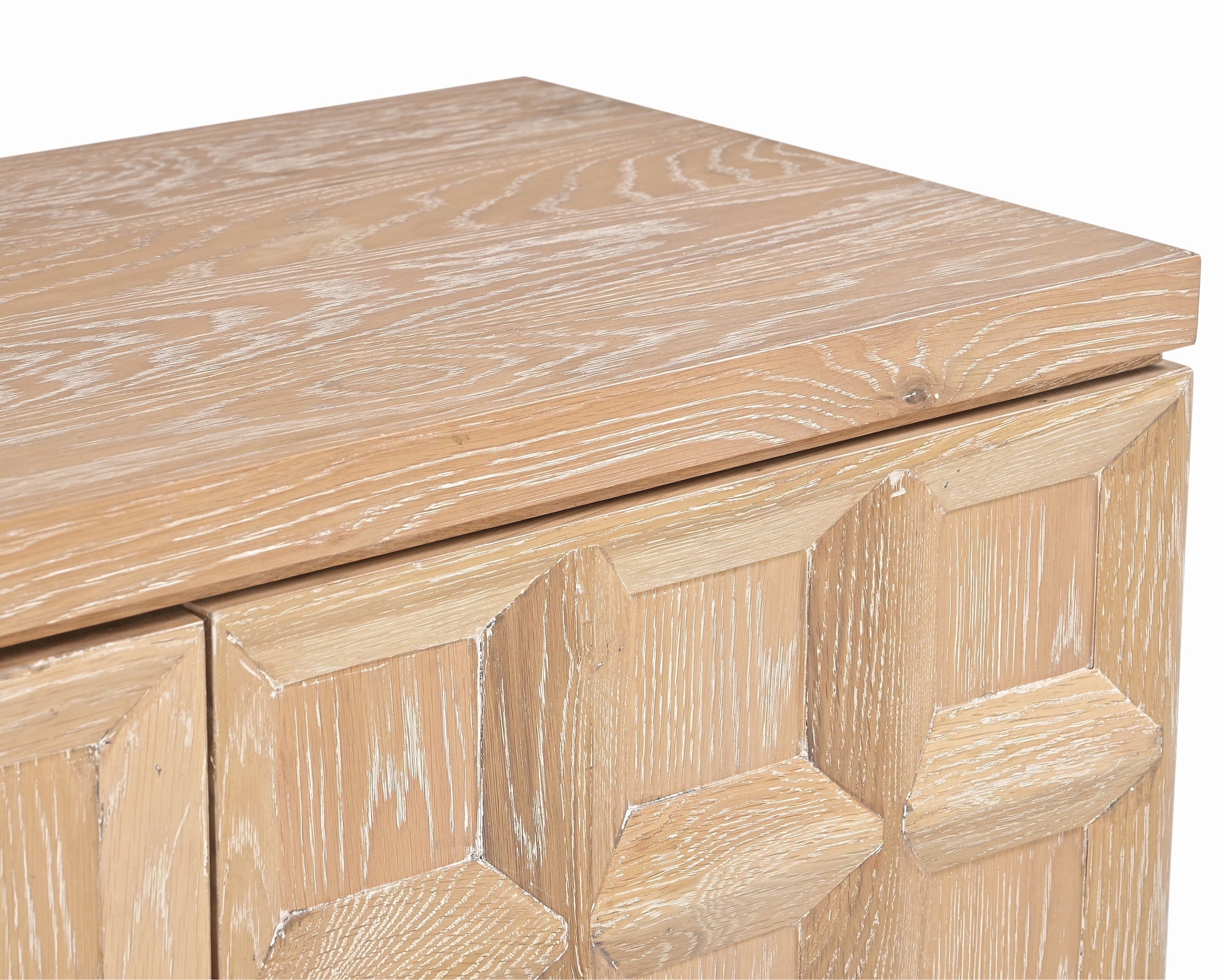 Llauna 2 Door Sideboard - Brushed Light Beige Oak
