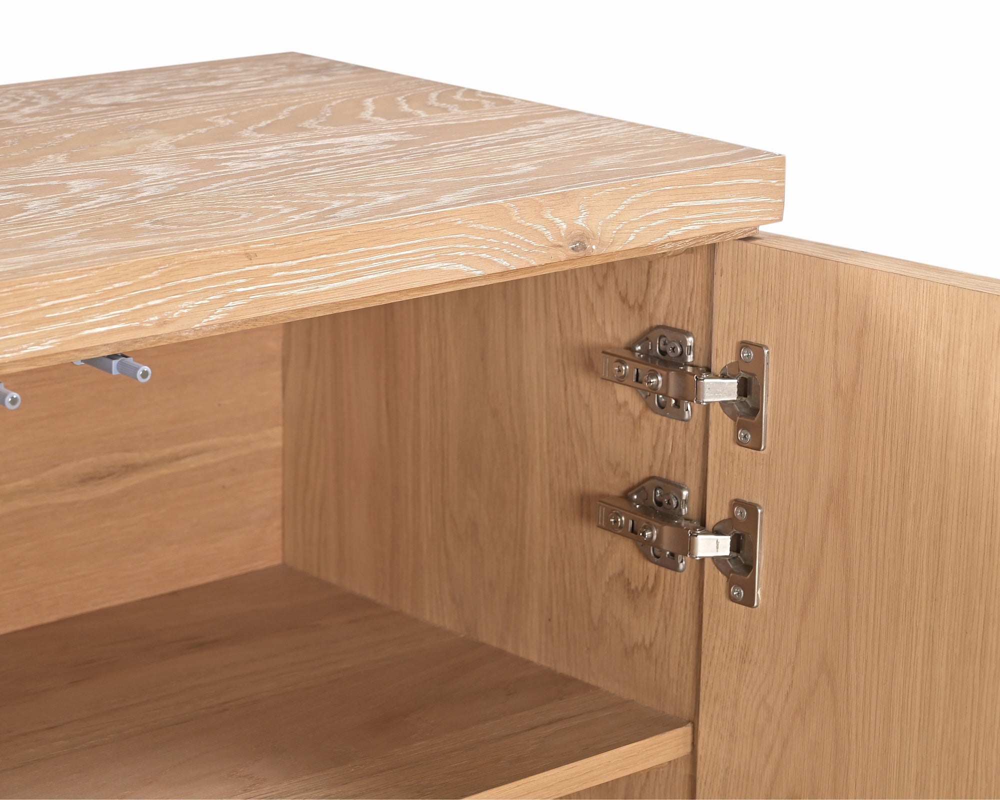 Llauna 2 Door Sideboard - Brushed Light Beige Oak