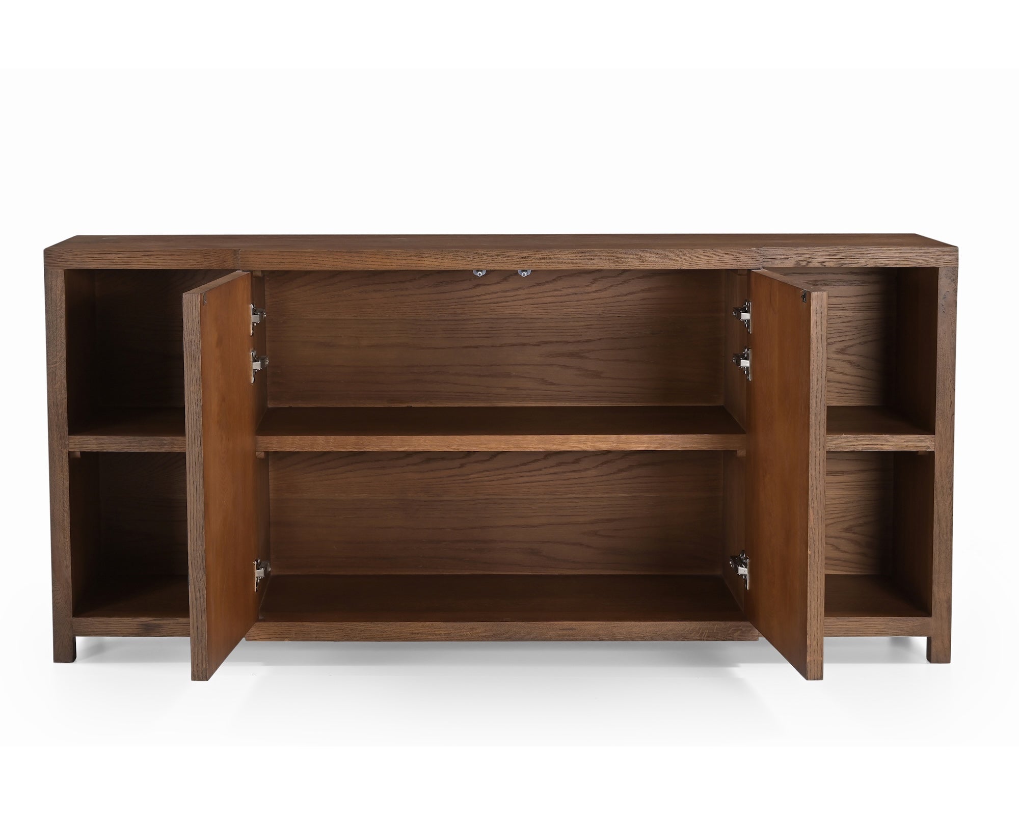 Llauna 4 Door Sideboard - Brushed Mid-brown Oak
