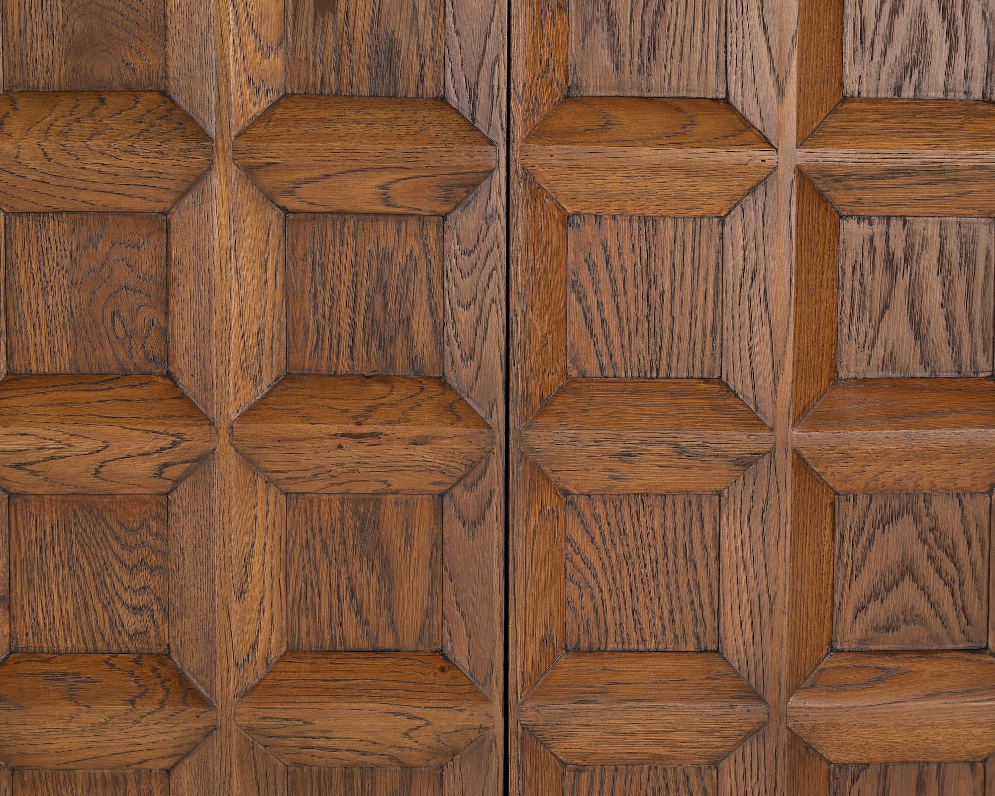 Llauna 4 Door Sideboard - Brushed Mid-brown Oak