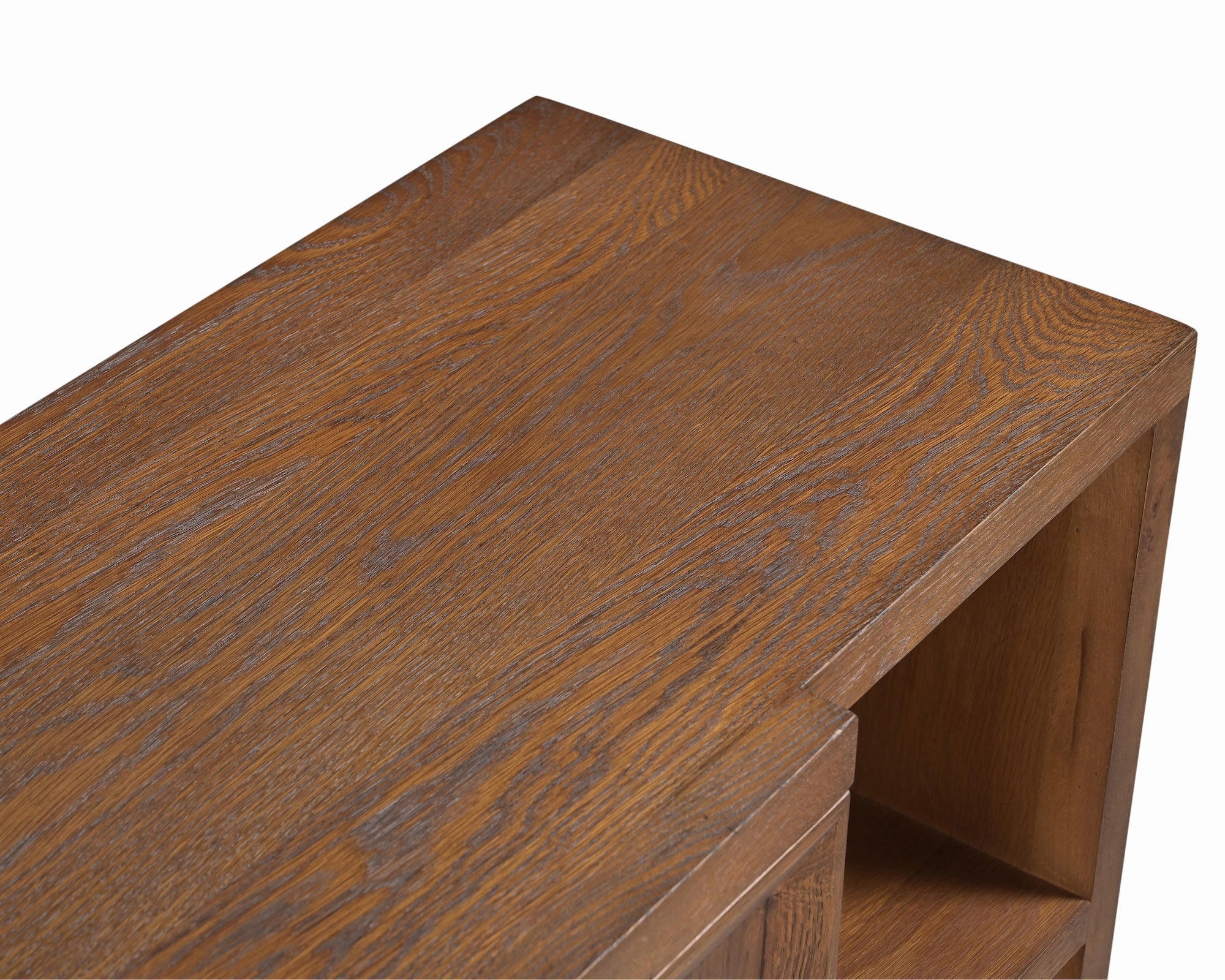 Llauna 4 Door Sideboard - Brushed Mid-brown Oak