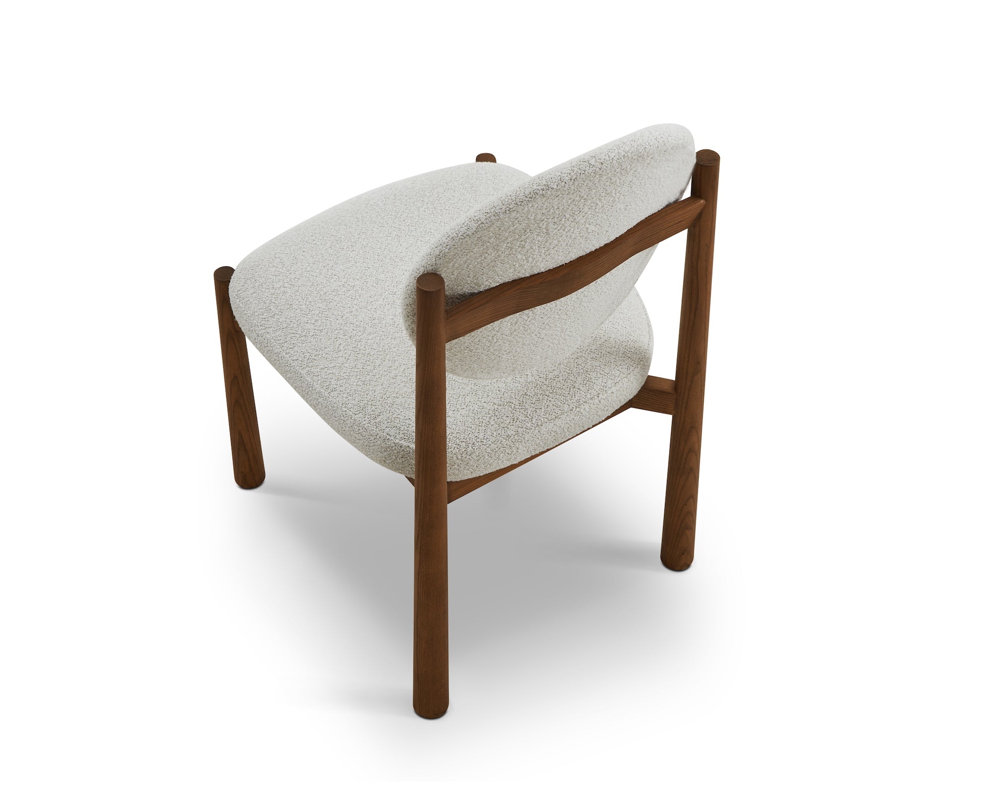 Latina Dining Chair (set of 2) - Capella Ivory & Middle Brown