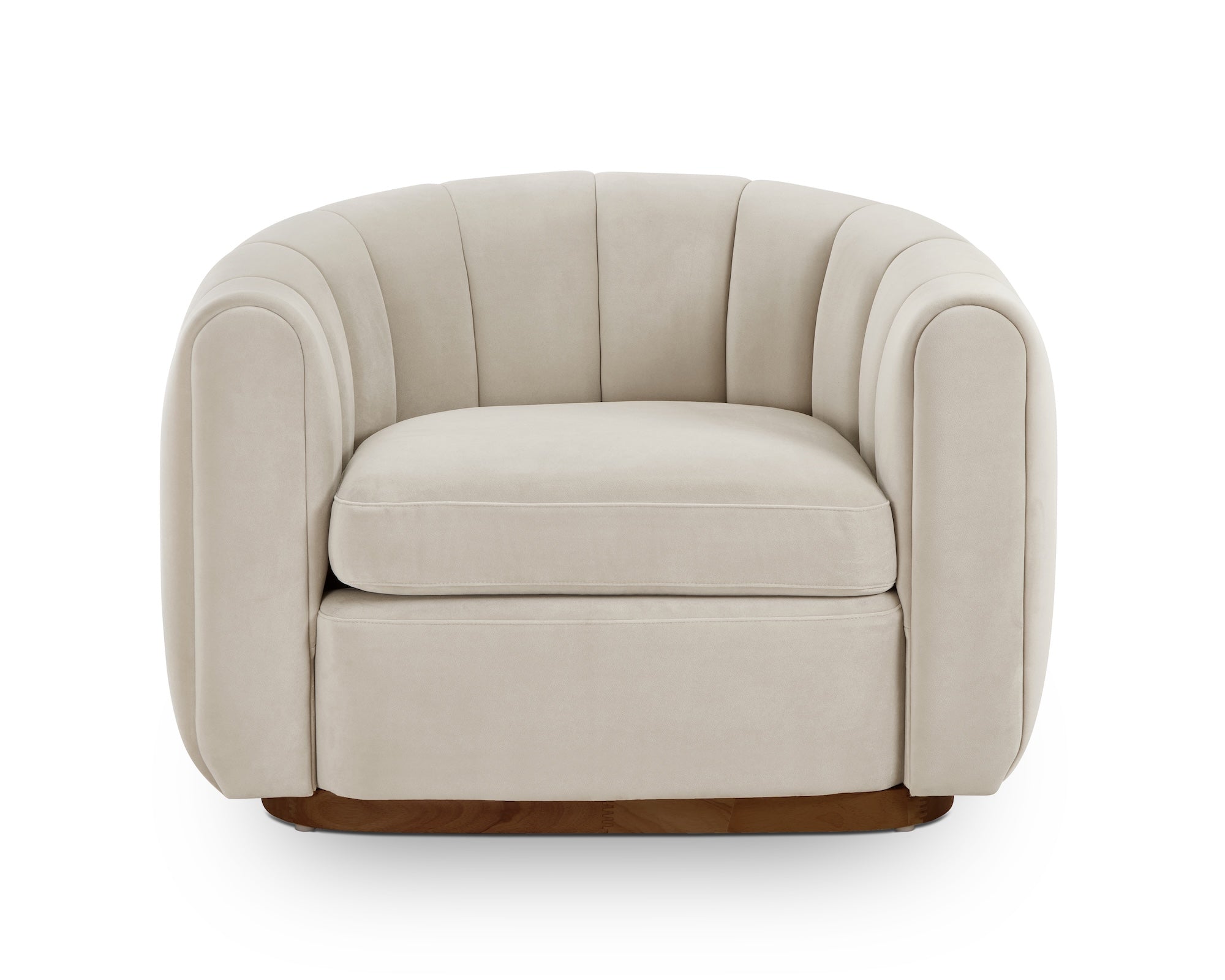 Arles Occasional Chair - Melbourne Stone & Walnut