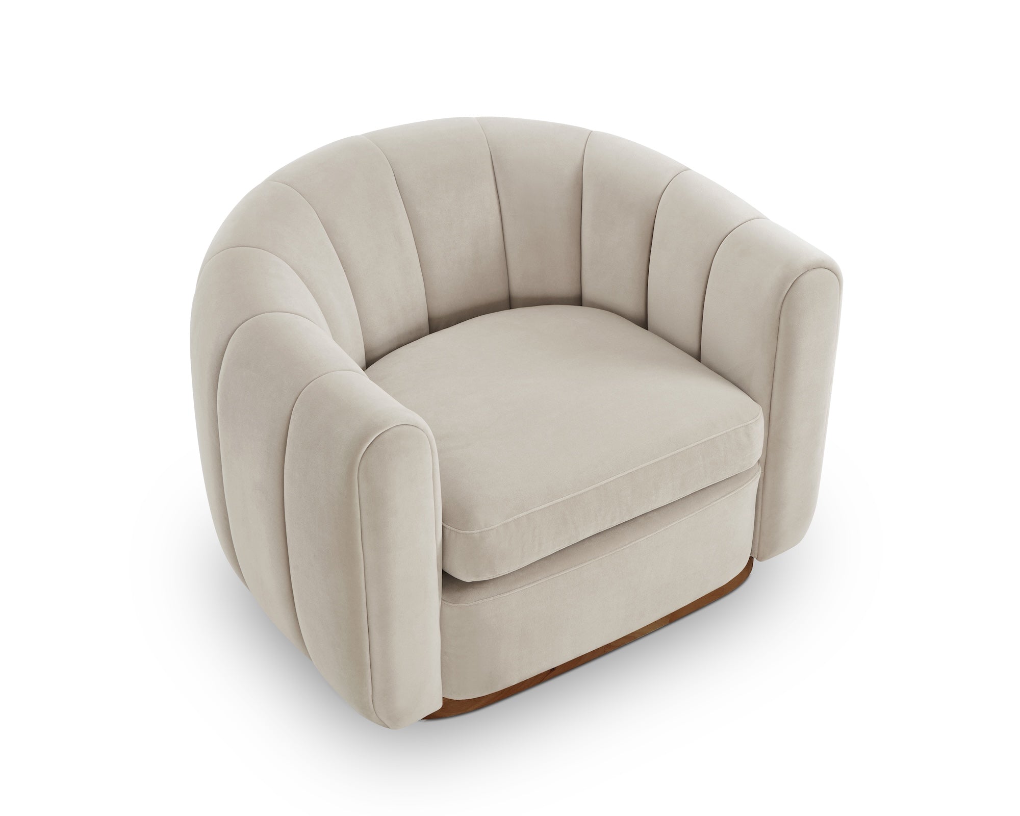 Arles Occasional Chair - Melbourne Stone & Walnut