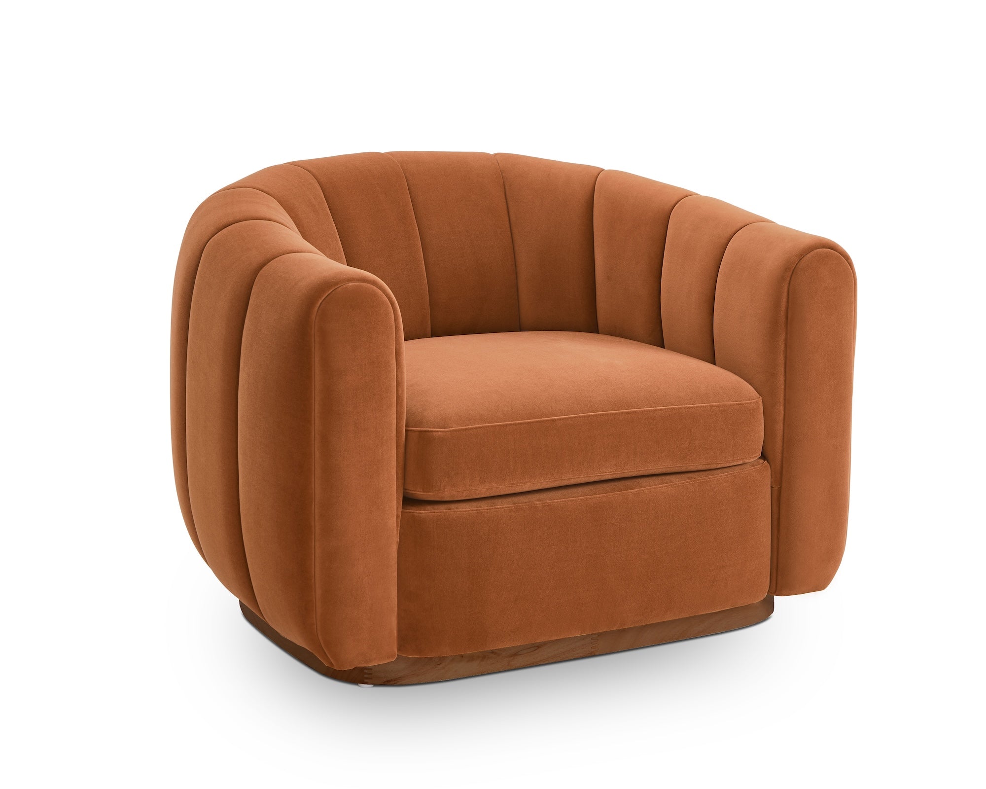 Arles Occasional Chair - Melbourne Clay & Natural Wood