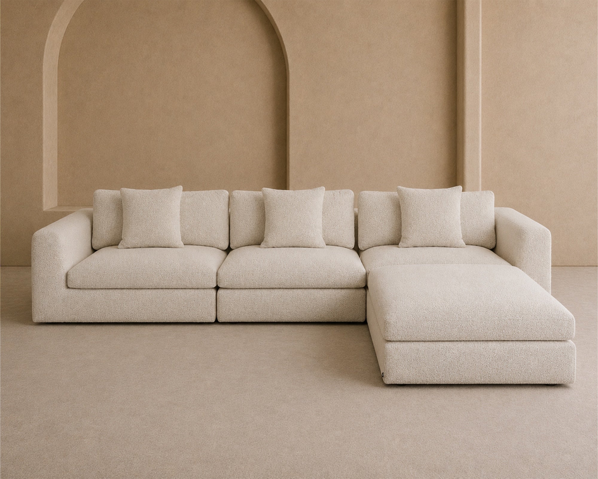 Nuova Modular Sofa Corner - Capella Ivory