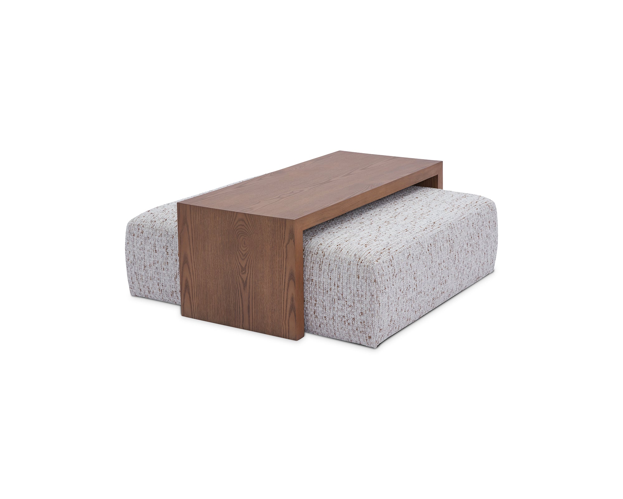 William Ottoman / Coffee Table - Norfolk Wheat/Mid Brown