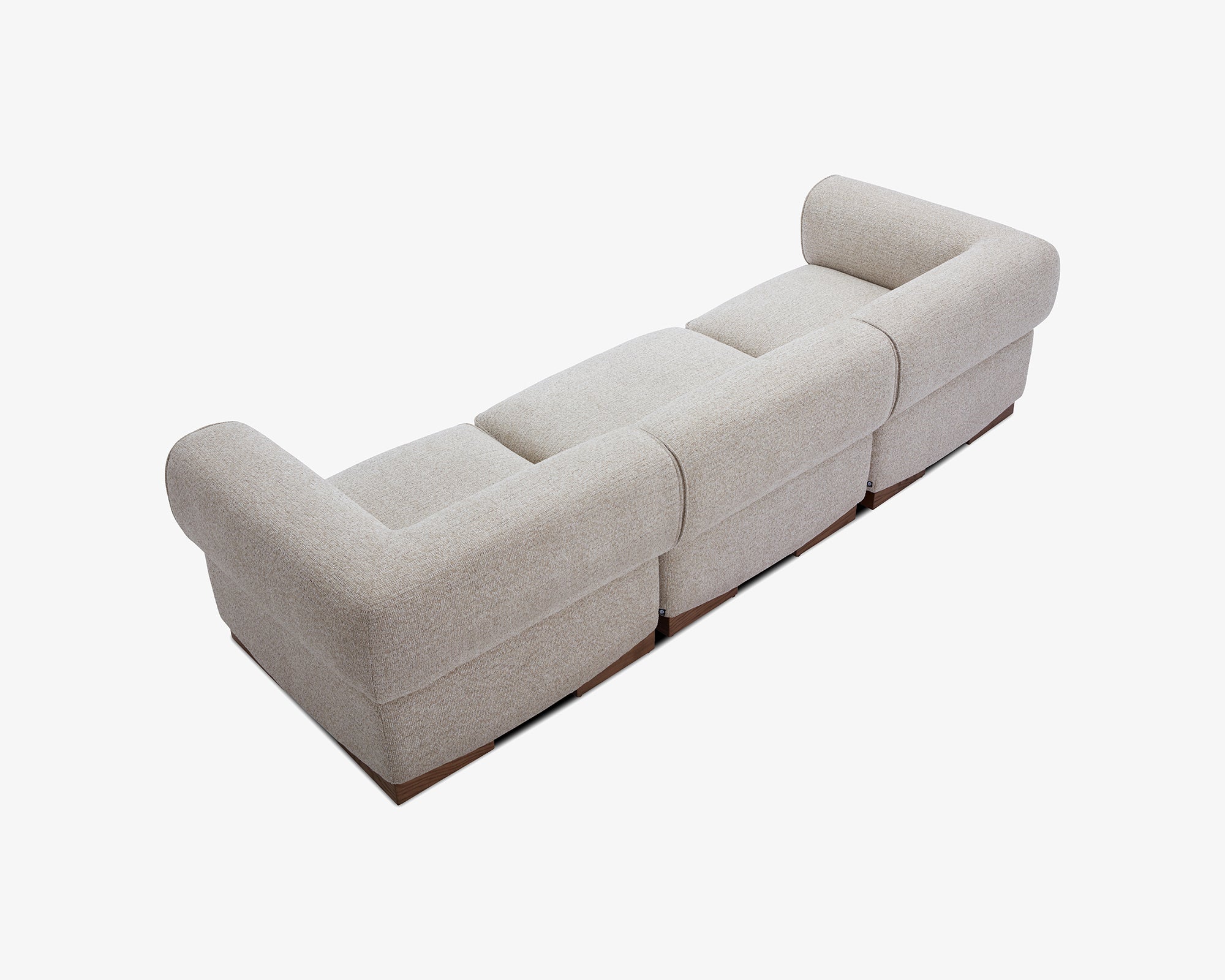 Demure Sofa - Nordic Sand/Mid Brown