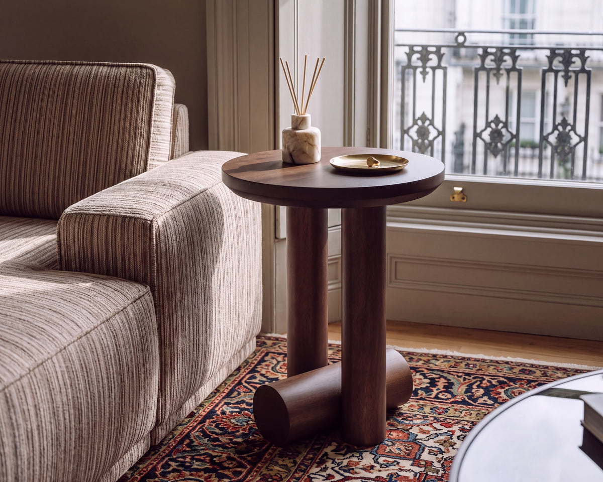 Ora Side Table - Dark Brown