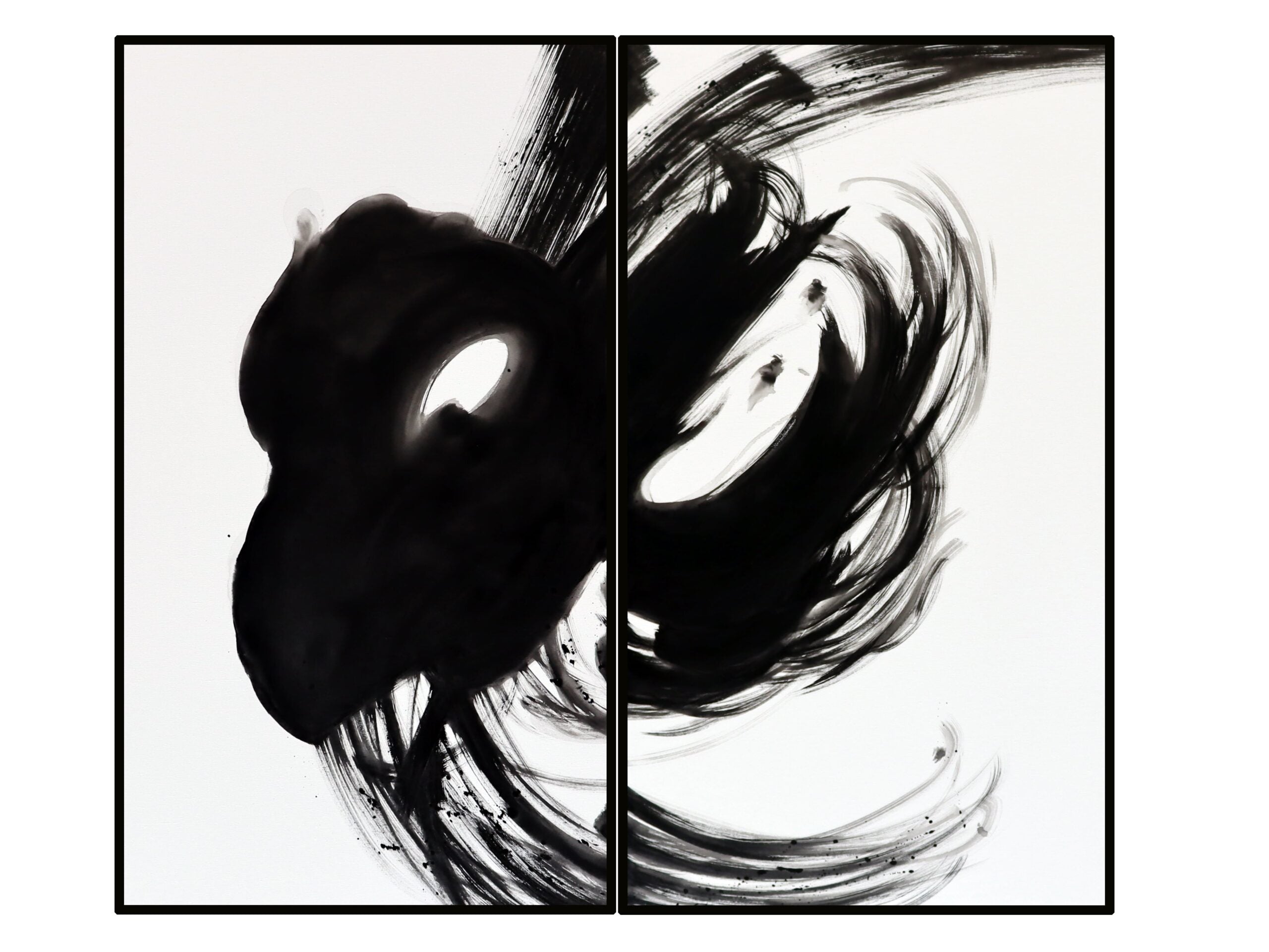 Abstract Composition V (set of 2) - Painting