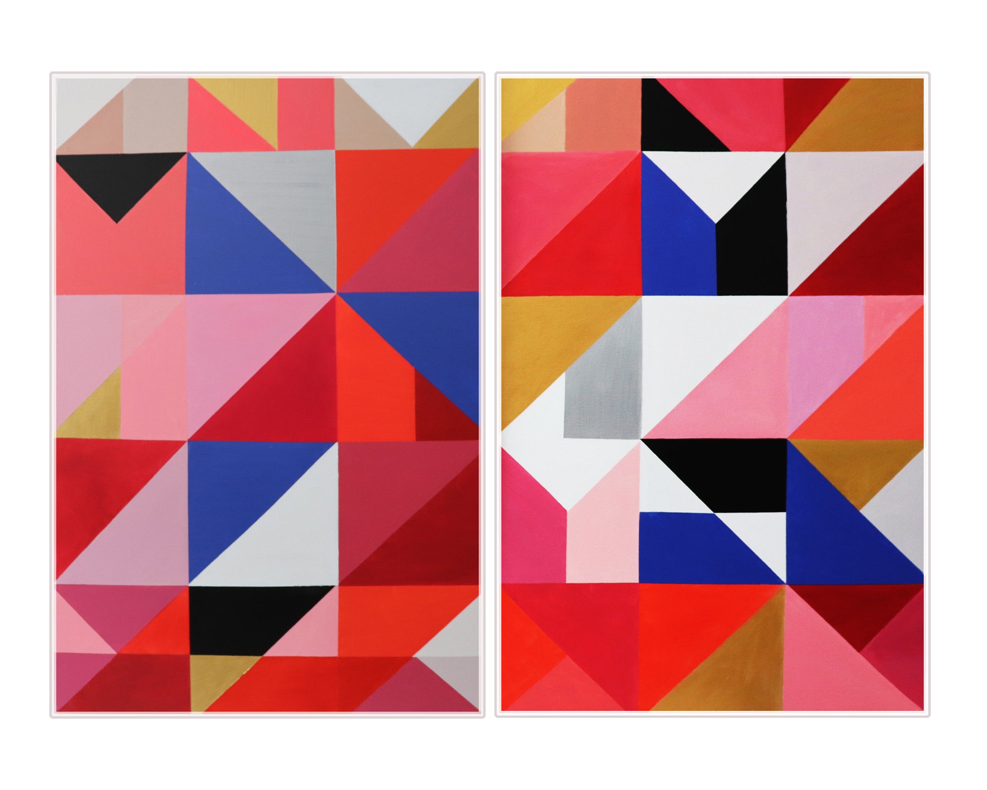 Abstract Artistic (Set of 2) - Painting