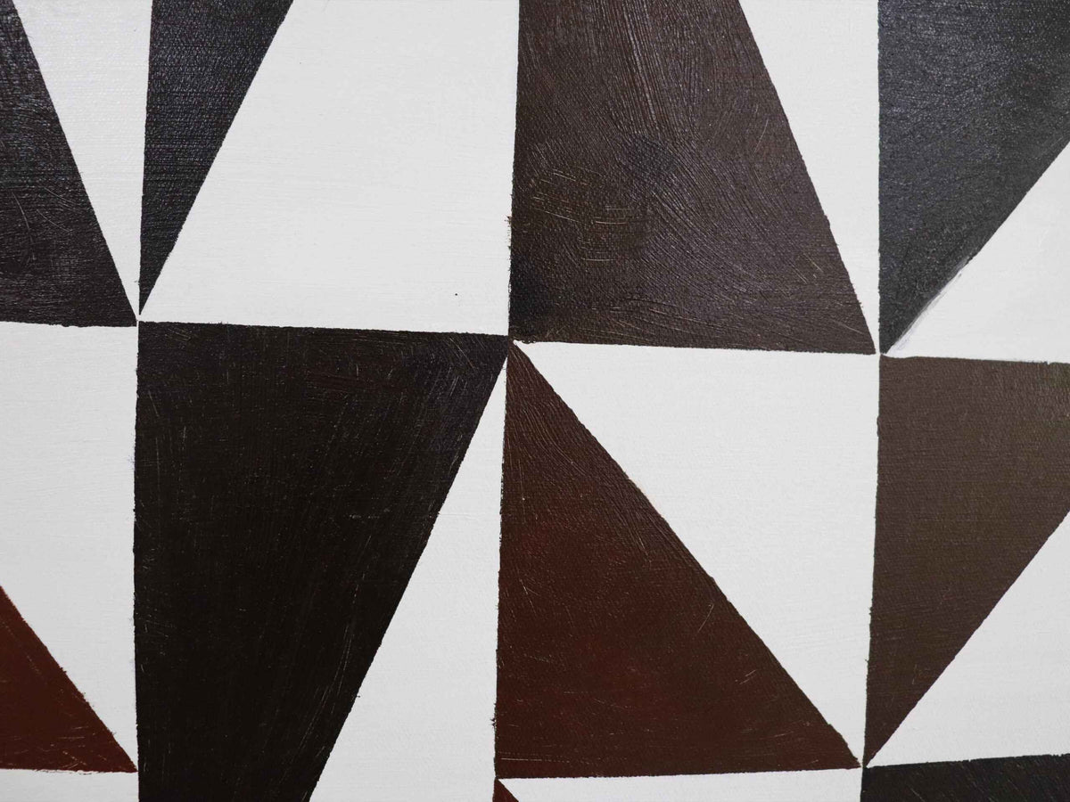 Abstract Triangles - Painting